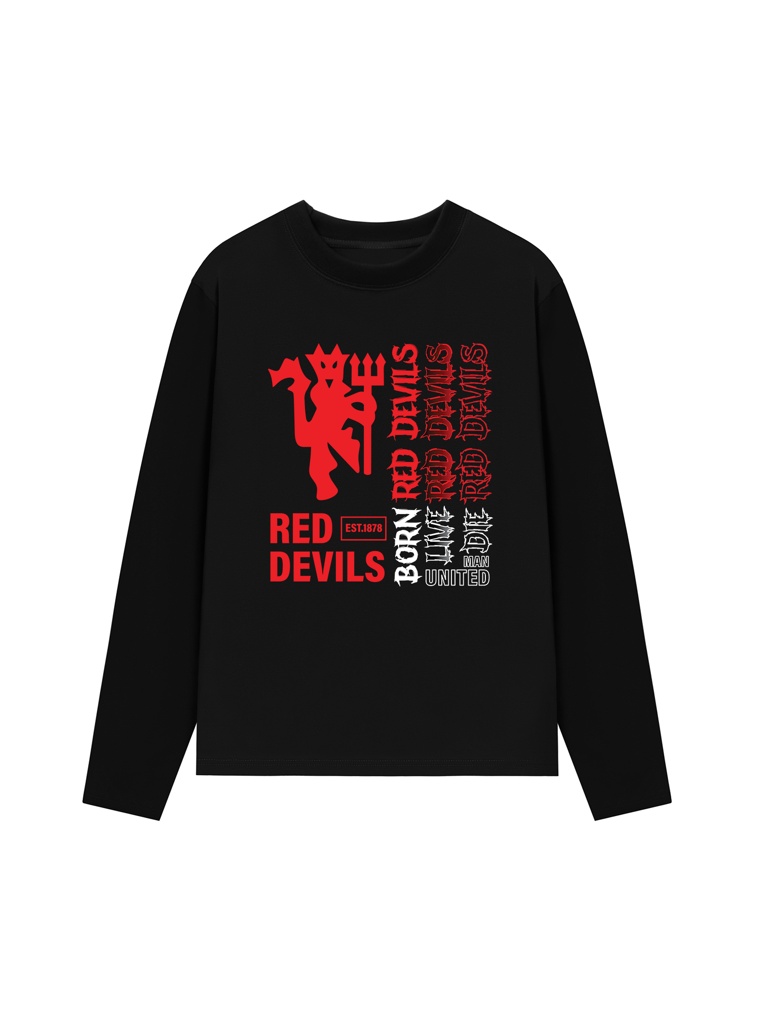 Áo Thun Dài Tay Red Devils EST 1878