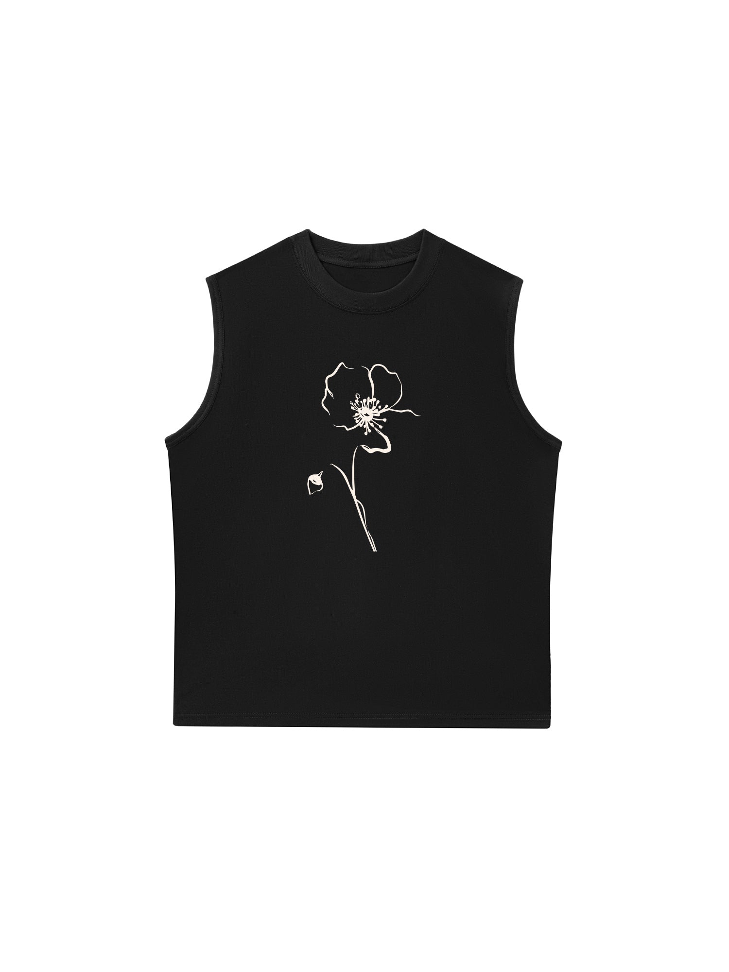 Áo Ba Lỗ Relaxed Fit Poppy Flower