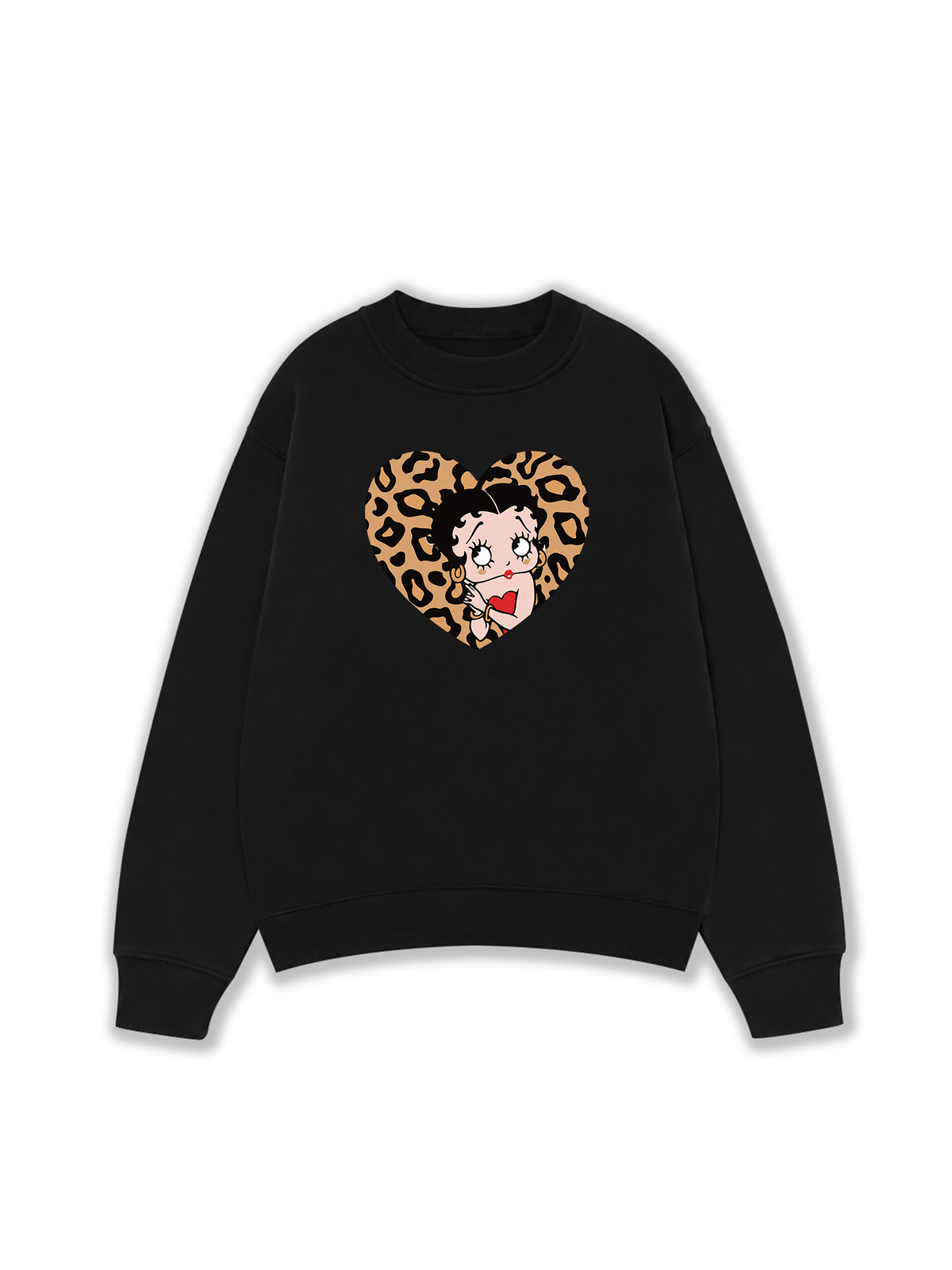 Áo Sweater Nỉ Hai Da Urban Leopard Betty Cheetah Heart