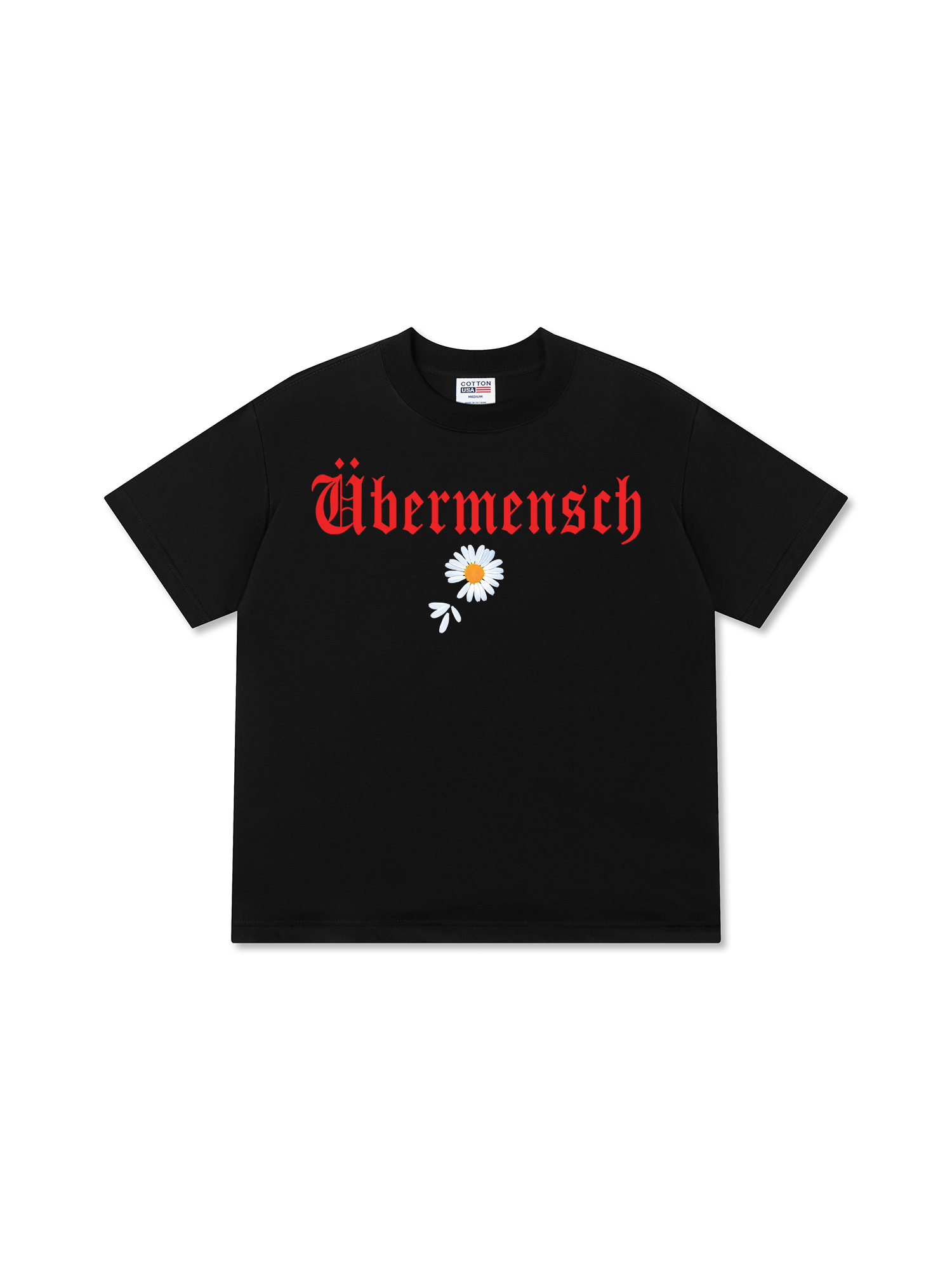 Áo Thun Relaxed Fit Floral With GD Chibi Daisy Flower