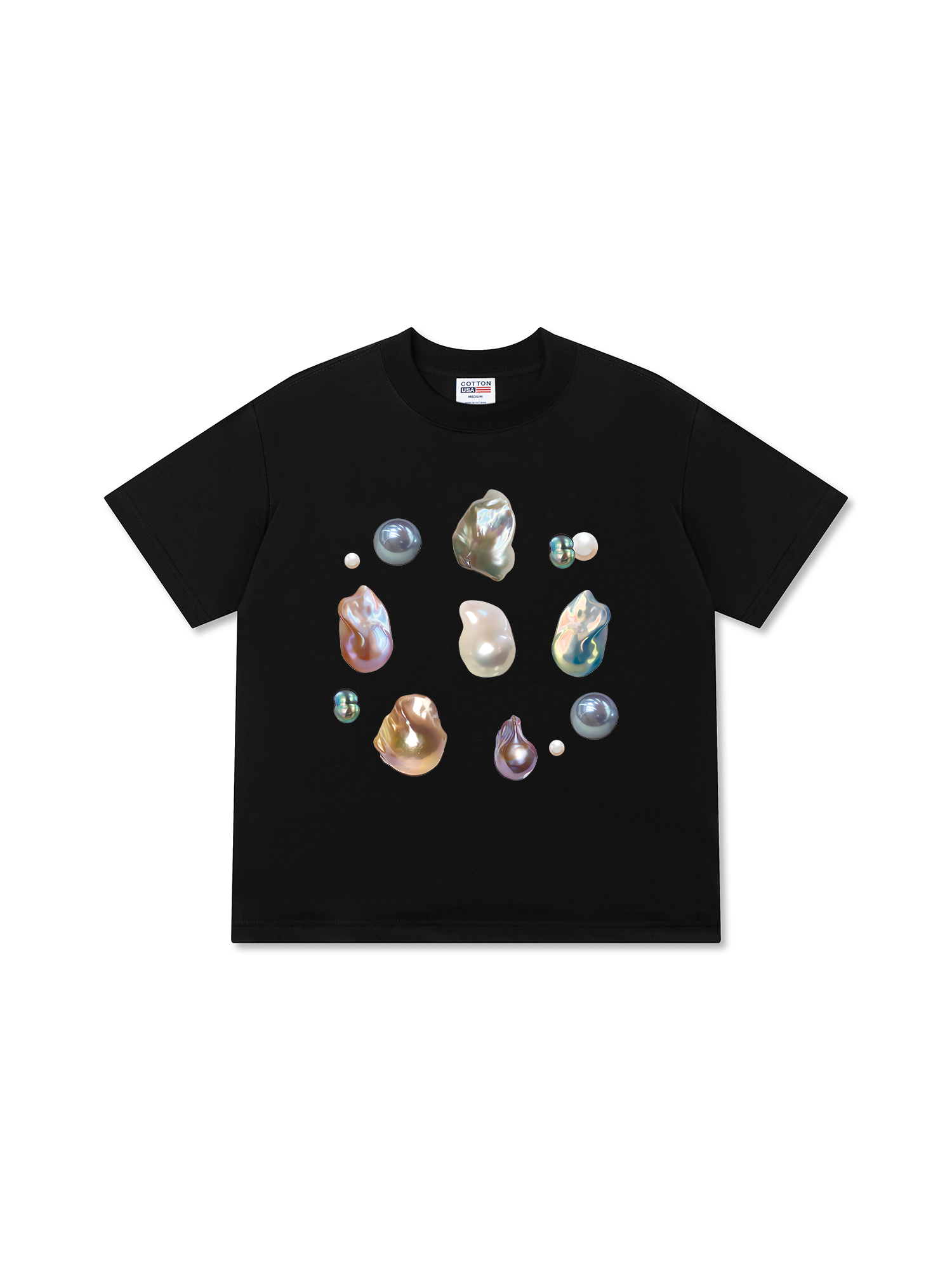 Áo Thun Relaxed Fit Bling Pearl