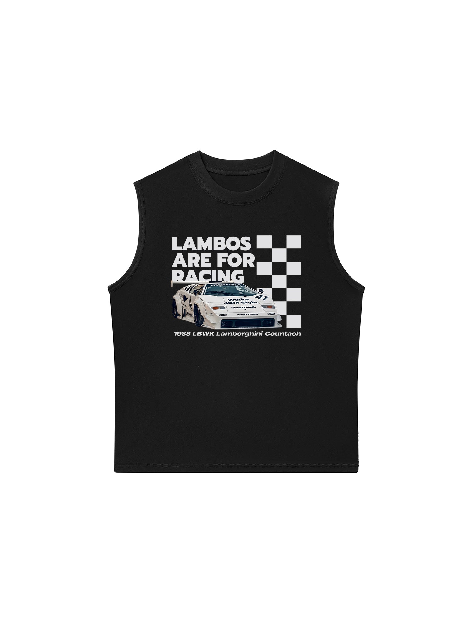 Áo Ba Lỗ Relaxed Fit Lamborghini Are For Racing