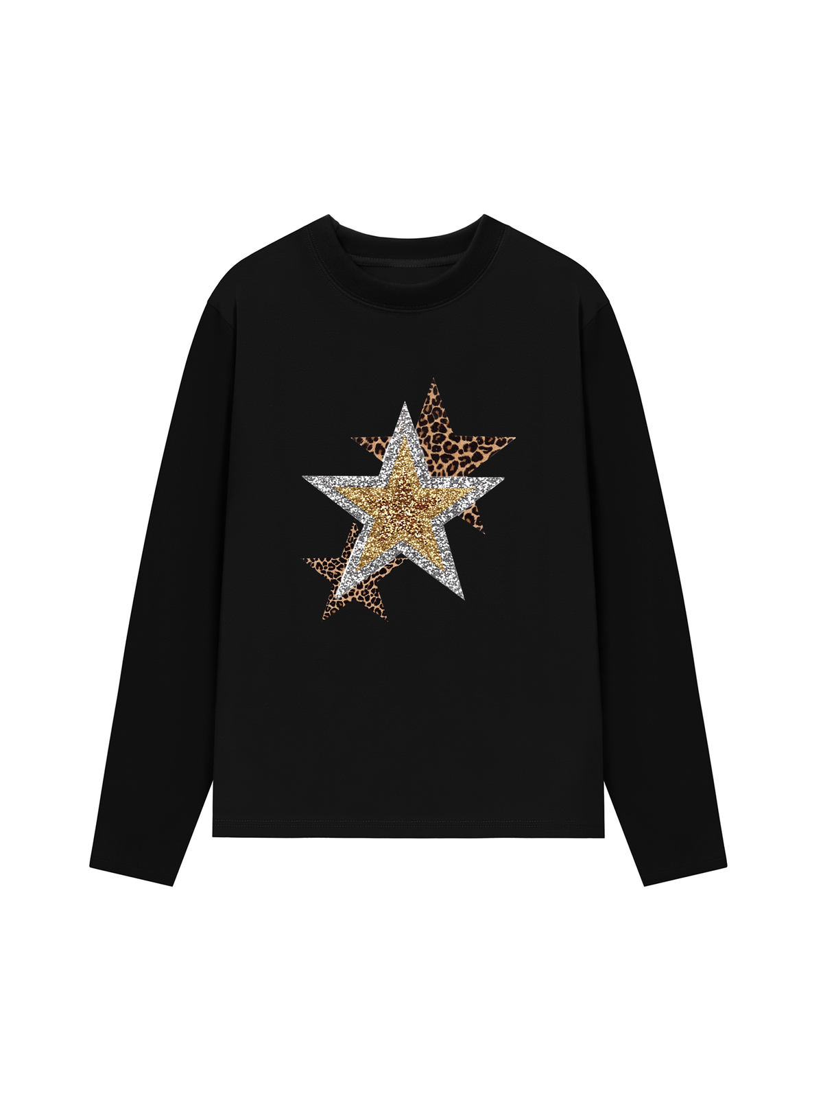 Áo Thun Dài Tay Urban Leopard Metallic Savage Stars