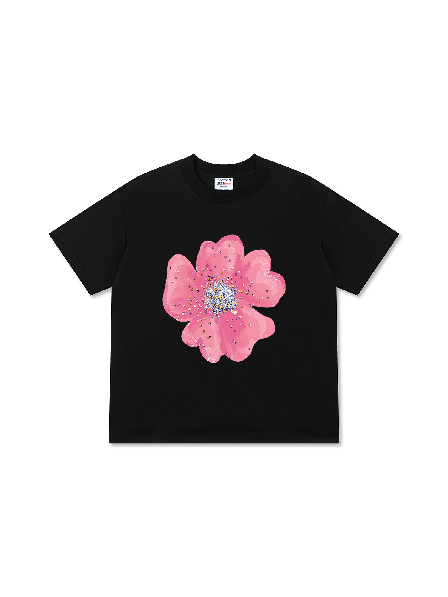 Áo Thun Relaxed Fit Tropical Blink Flower