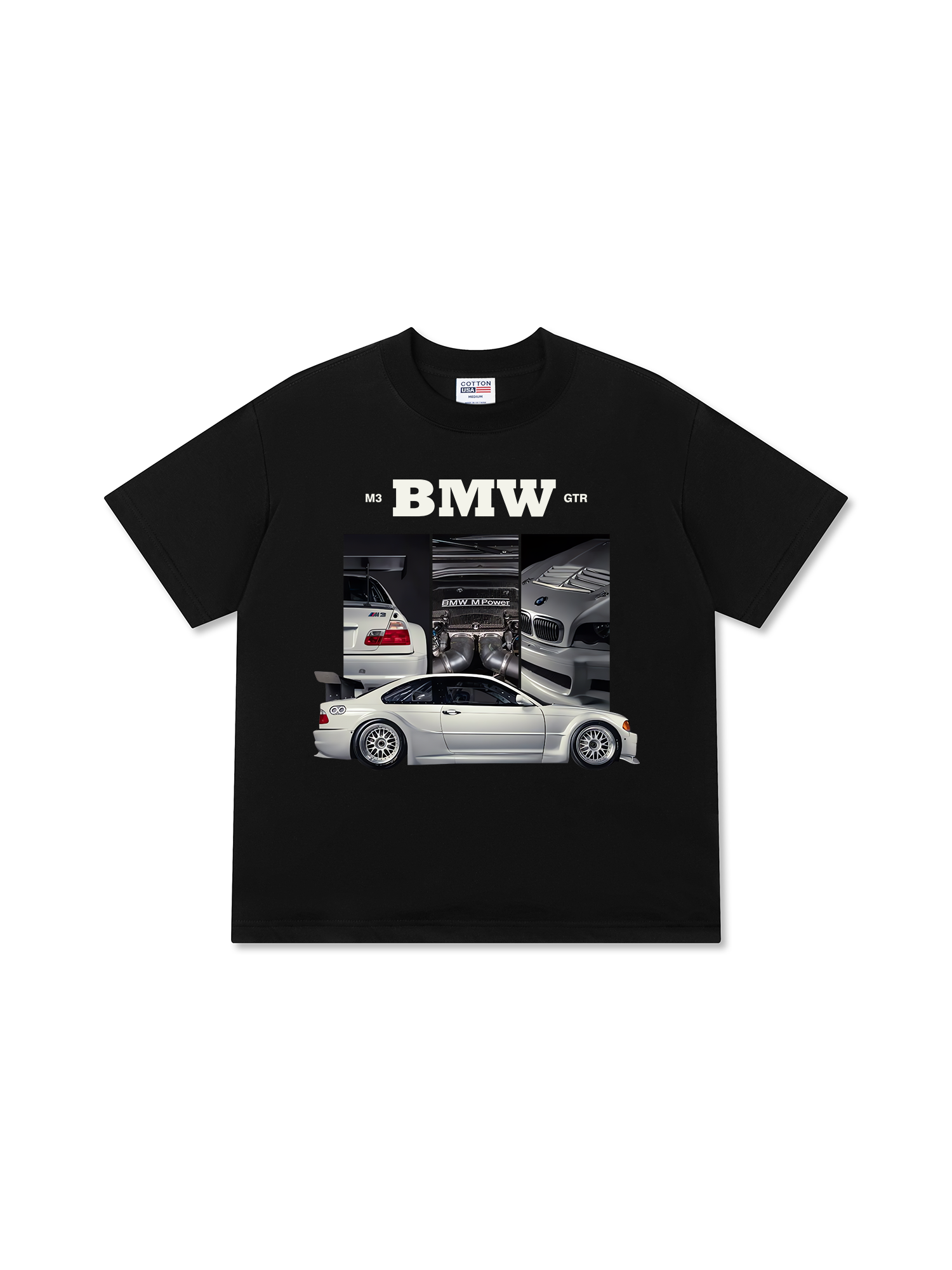 Áo Thun Relaxed Fit BMW M3 GTR Silver