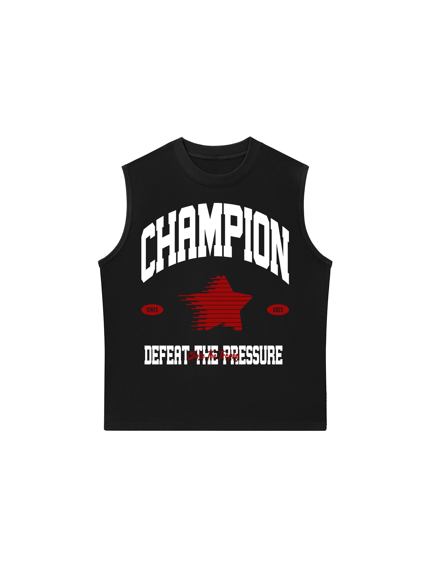 Áo Ba Lỗ Relaxed Fit Champions Defeat The Pressure