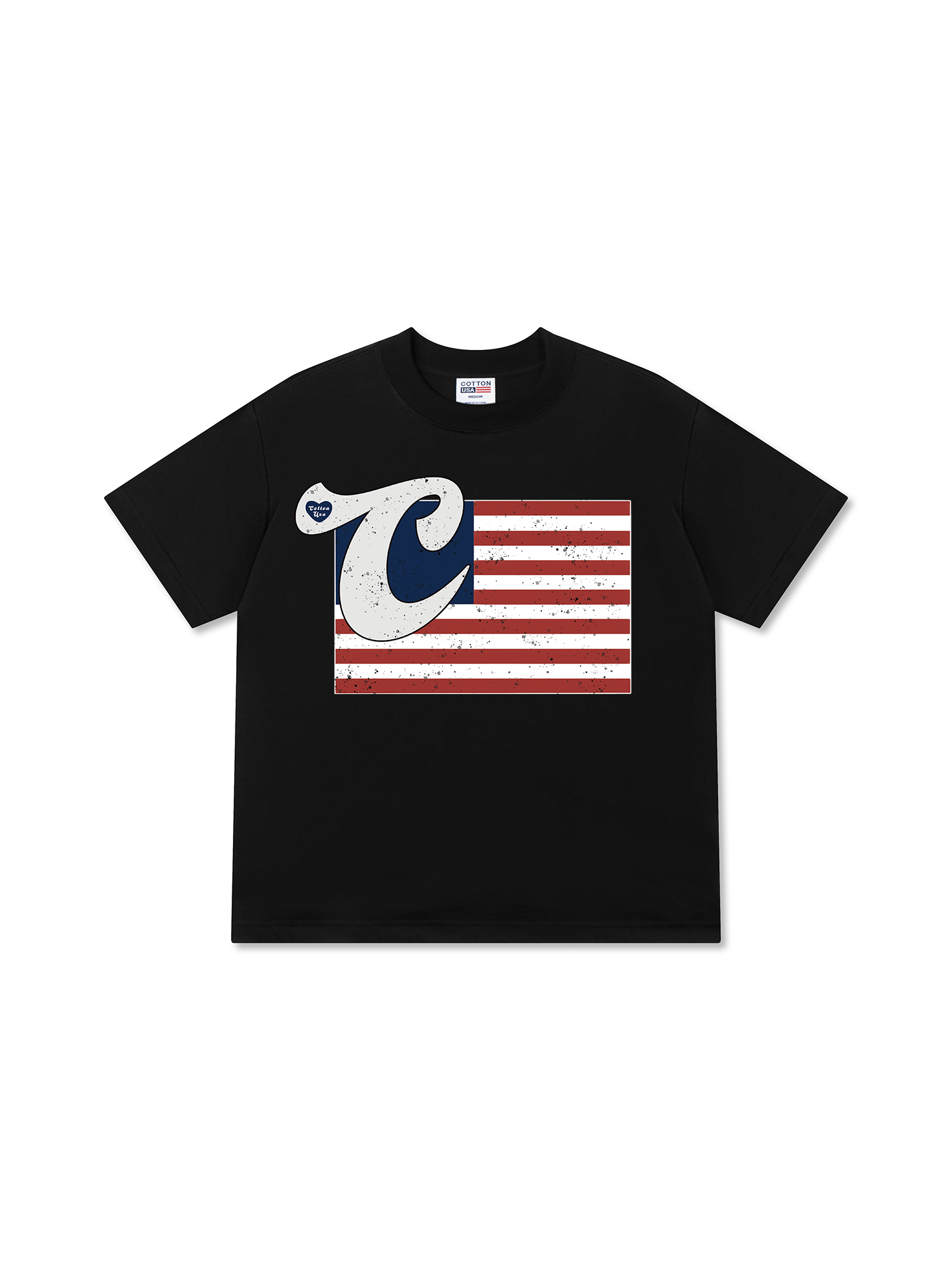 Áo Thun Relaxed Fit USA Vintage Flag