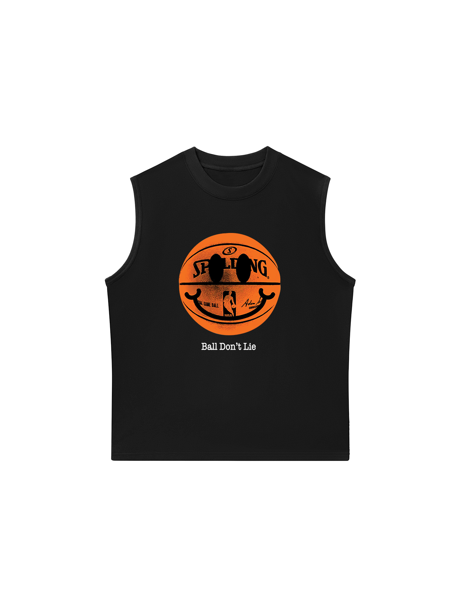 Áo Ba Lỗ Relaxed Fit Basketball Smiley Ball