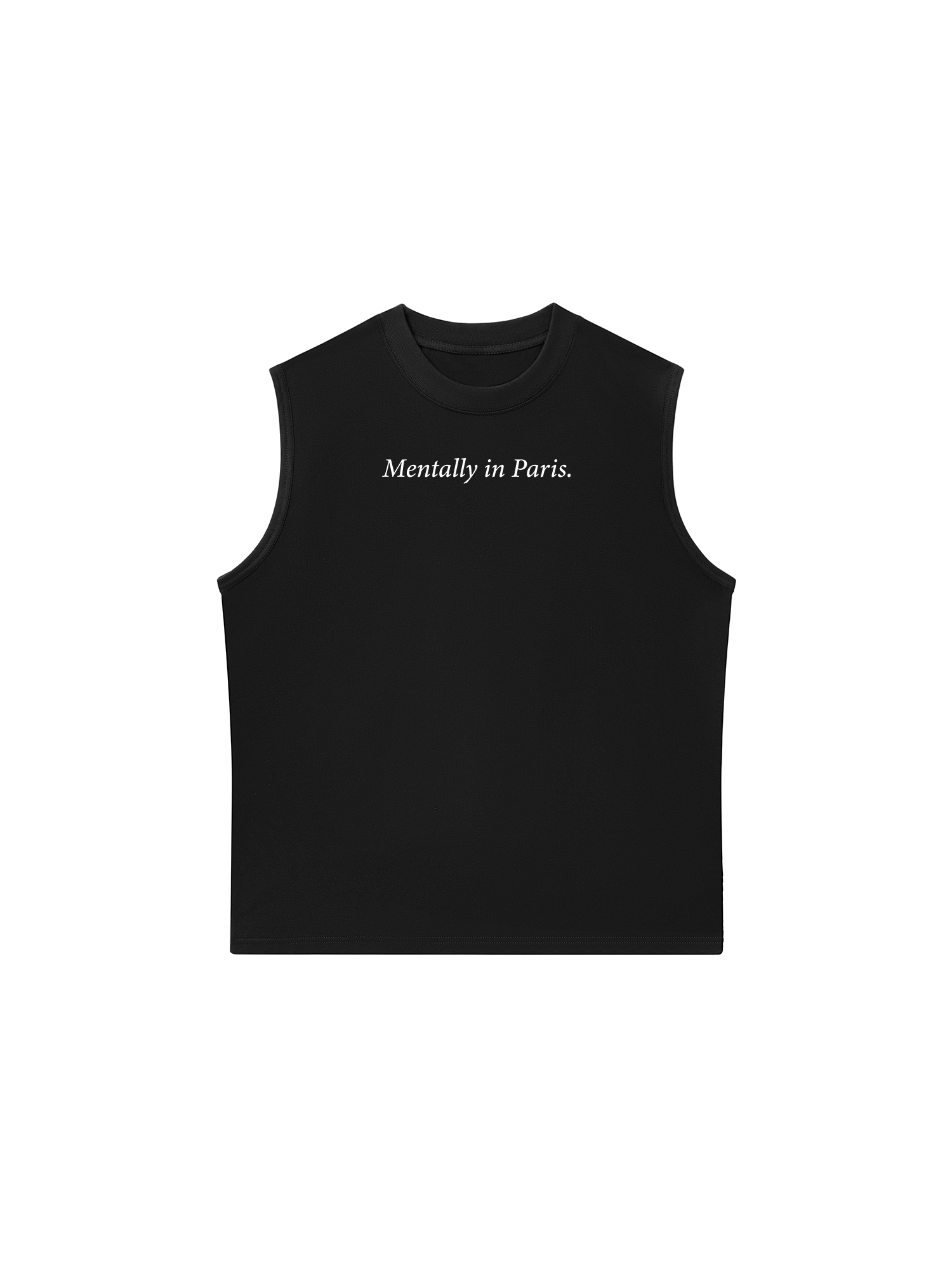 Áo Ba Lỗ Relaxed Fit Mentally In Paris