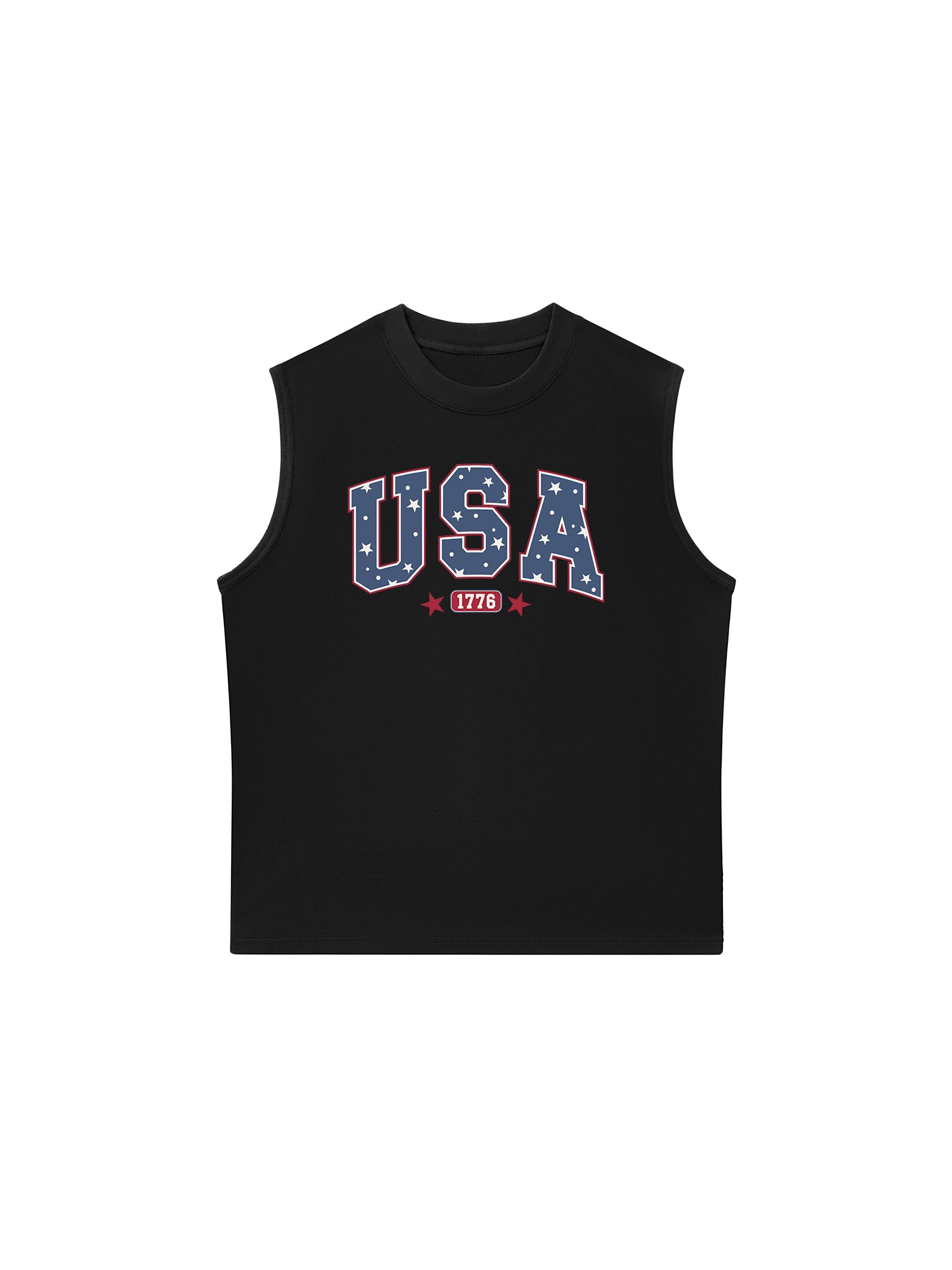 Áo Ba Lỗ Relaxed Fit USA Retro Star