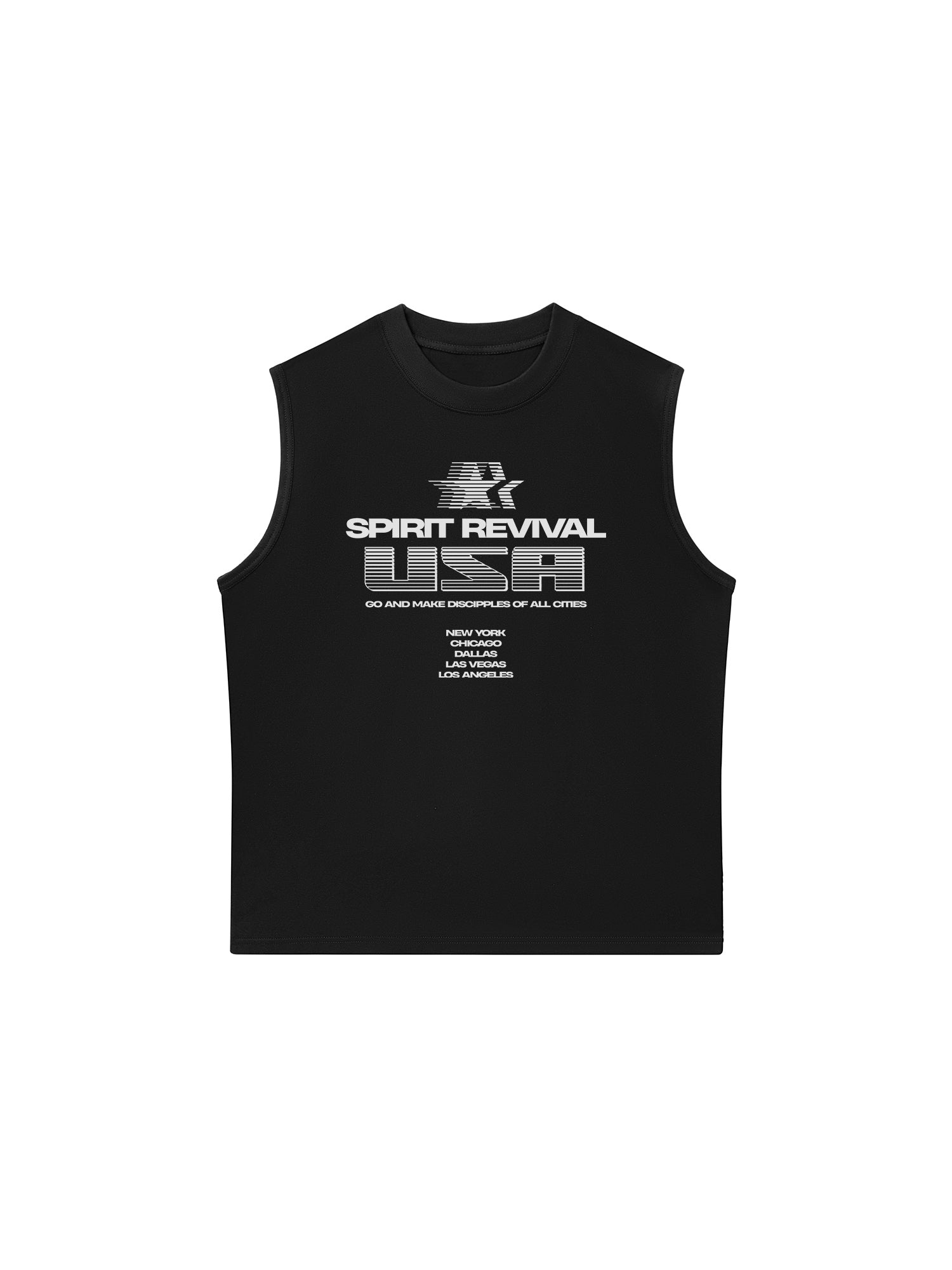 Áo Ba Lỗ Relaxed Fit USA Spirit Revival