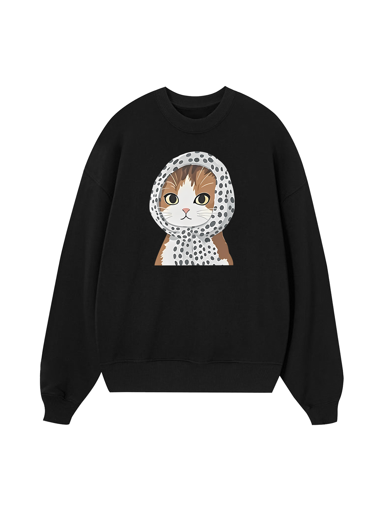 Winter Vibes Cute Cat Sweater