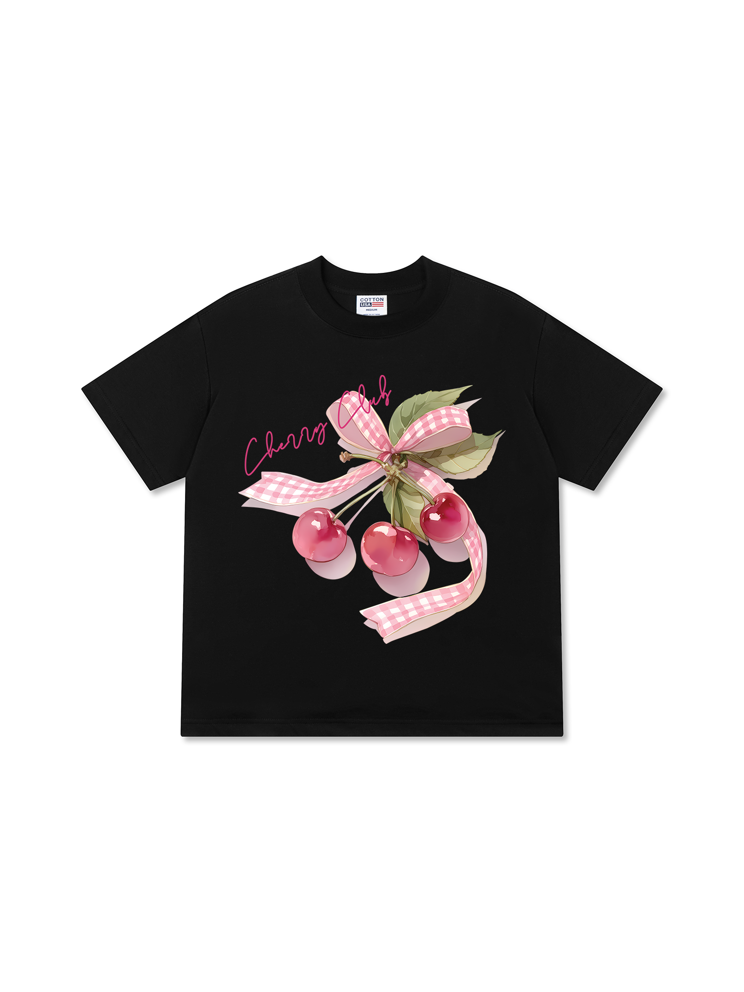 Áo Thun Relaxed Fit Cherru Club Pink Plaid