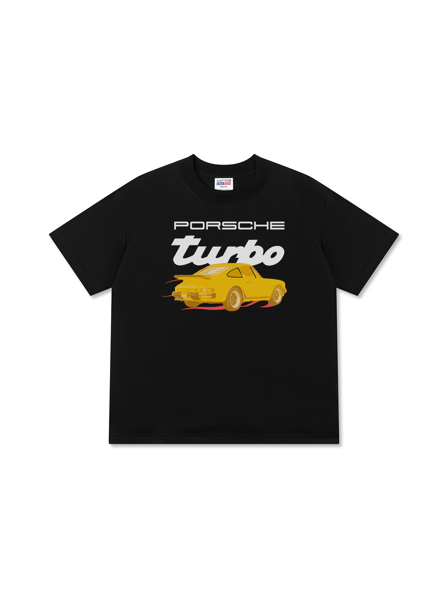 Áo Thun Relaxed Fit Porsche Turbo Golden Race