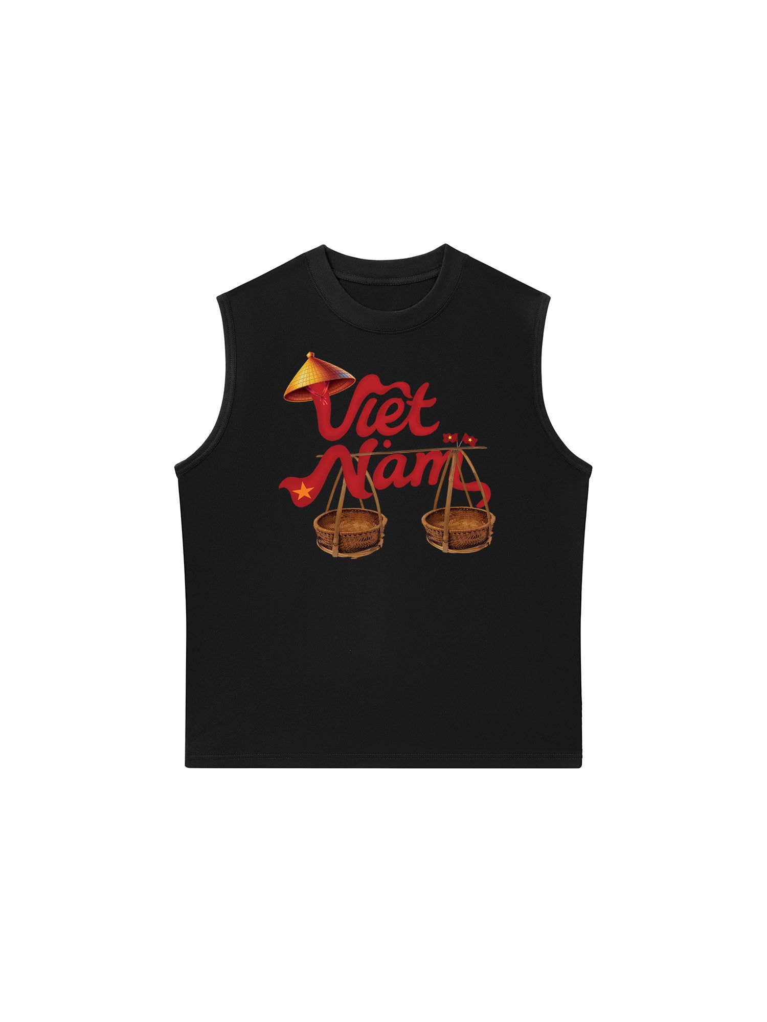Áo Ba Lỗ Relaxed Fit Việt Nam Xưa