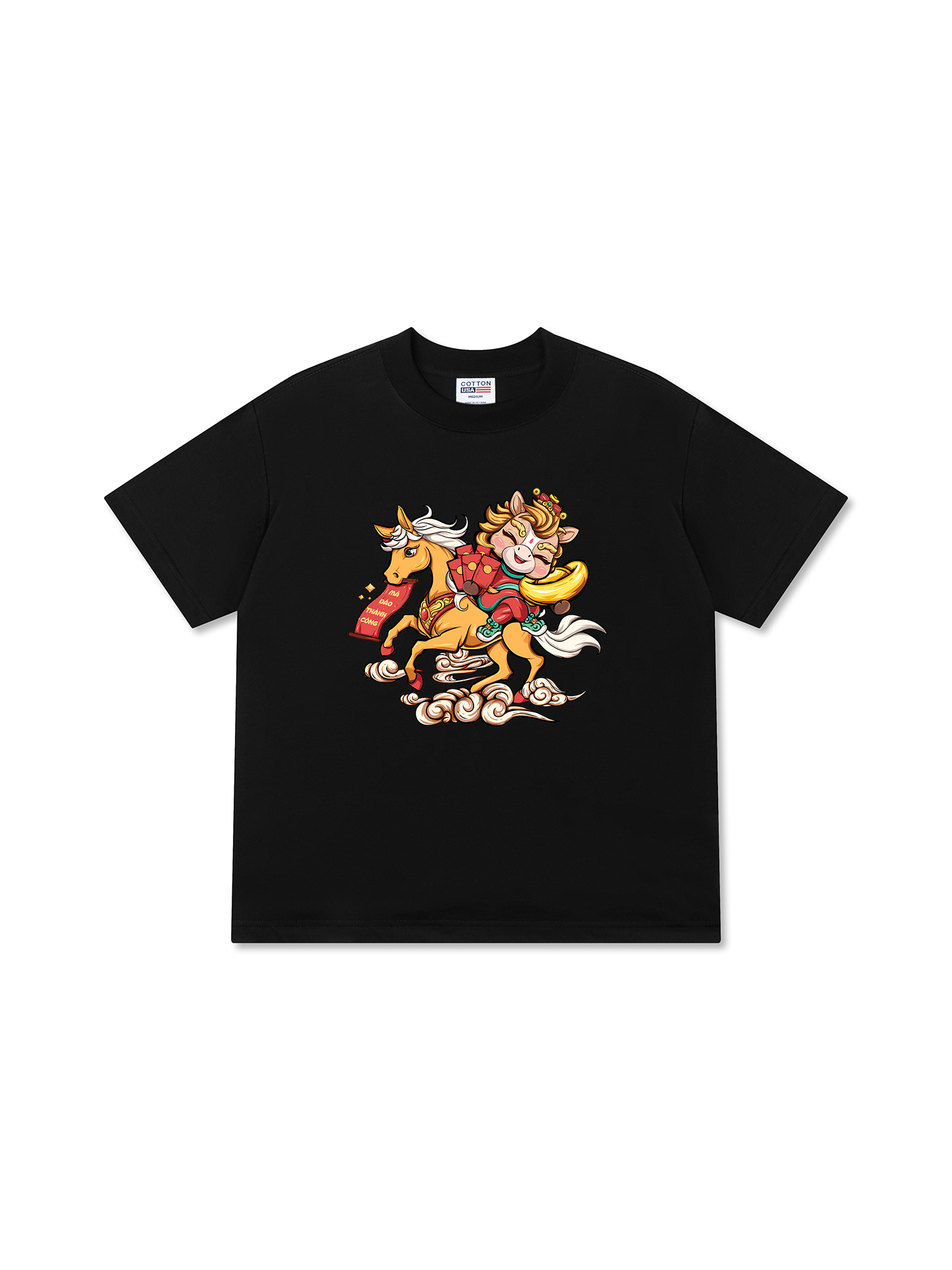 Áo Thun Relaxed Fit Mã Đáo Thành Công