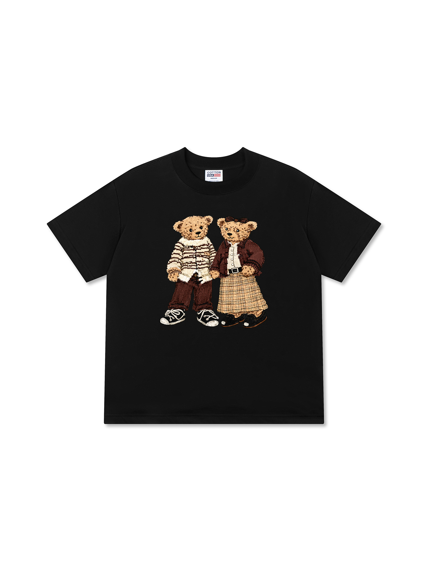 Áo Thun Relaxed Fit Couple Bear