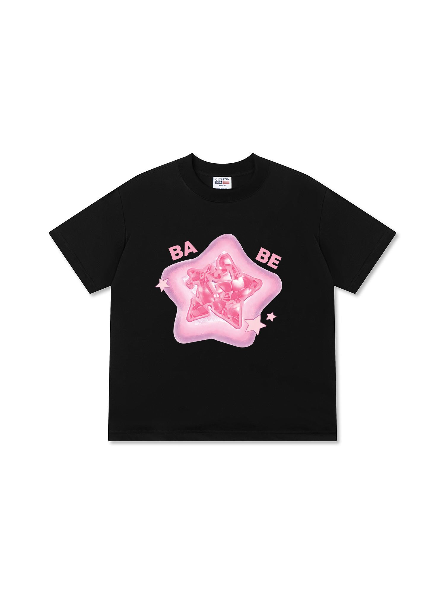 Áo Thun Relaxed Fit Bling Star Babe