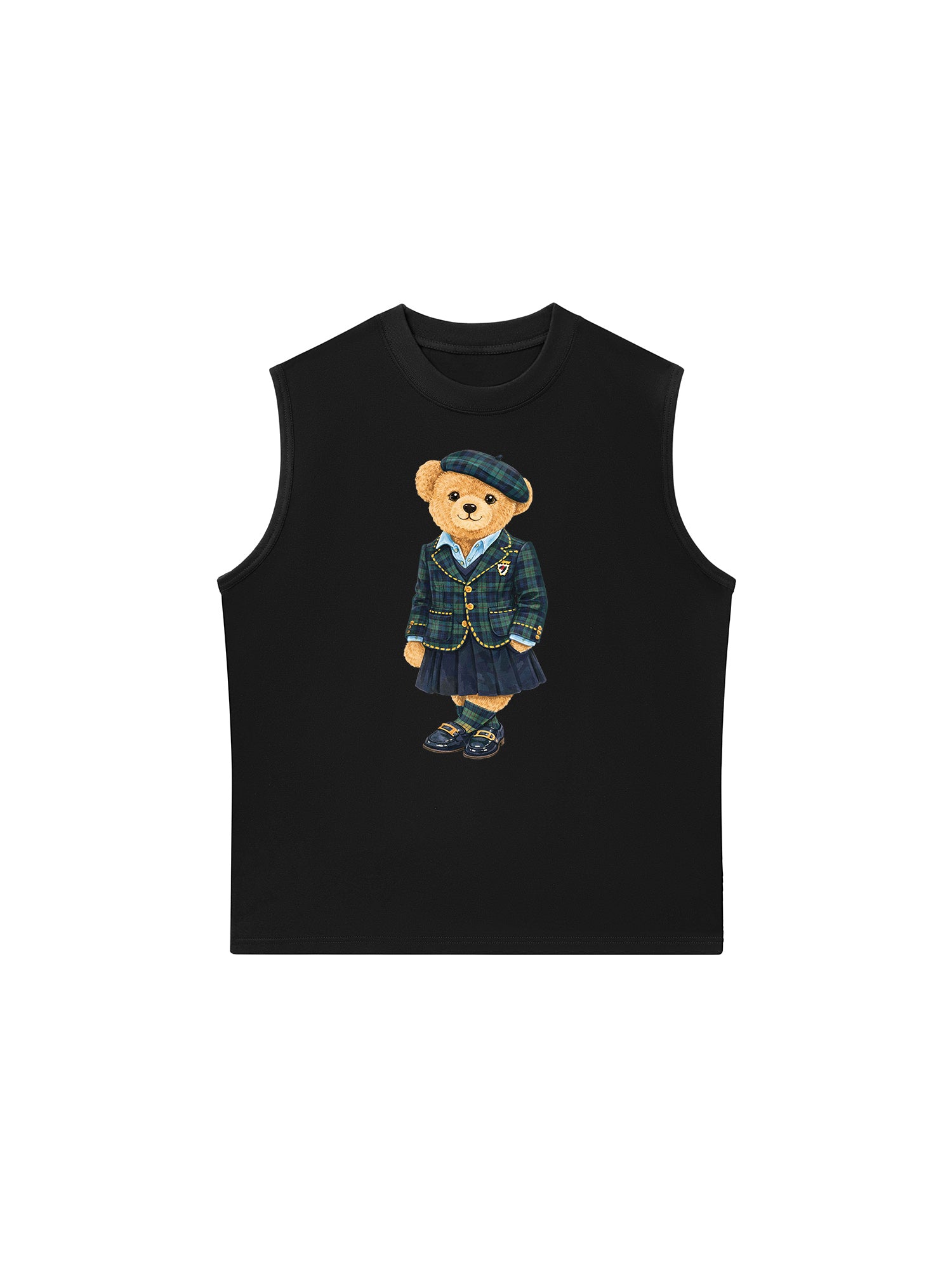Áo Ba Lỗ Relaxed Fit Bear Three
