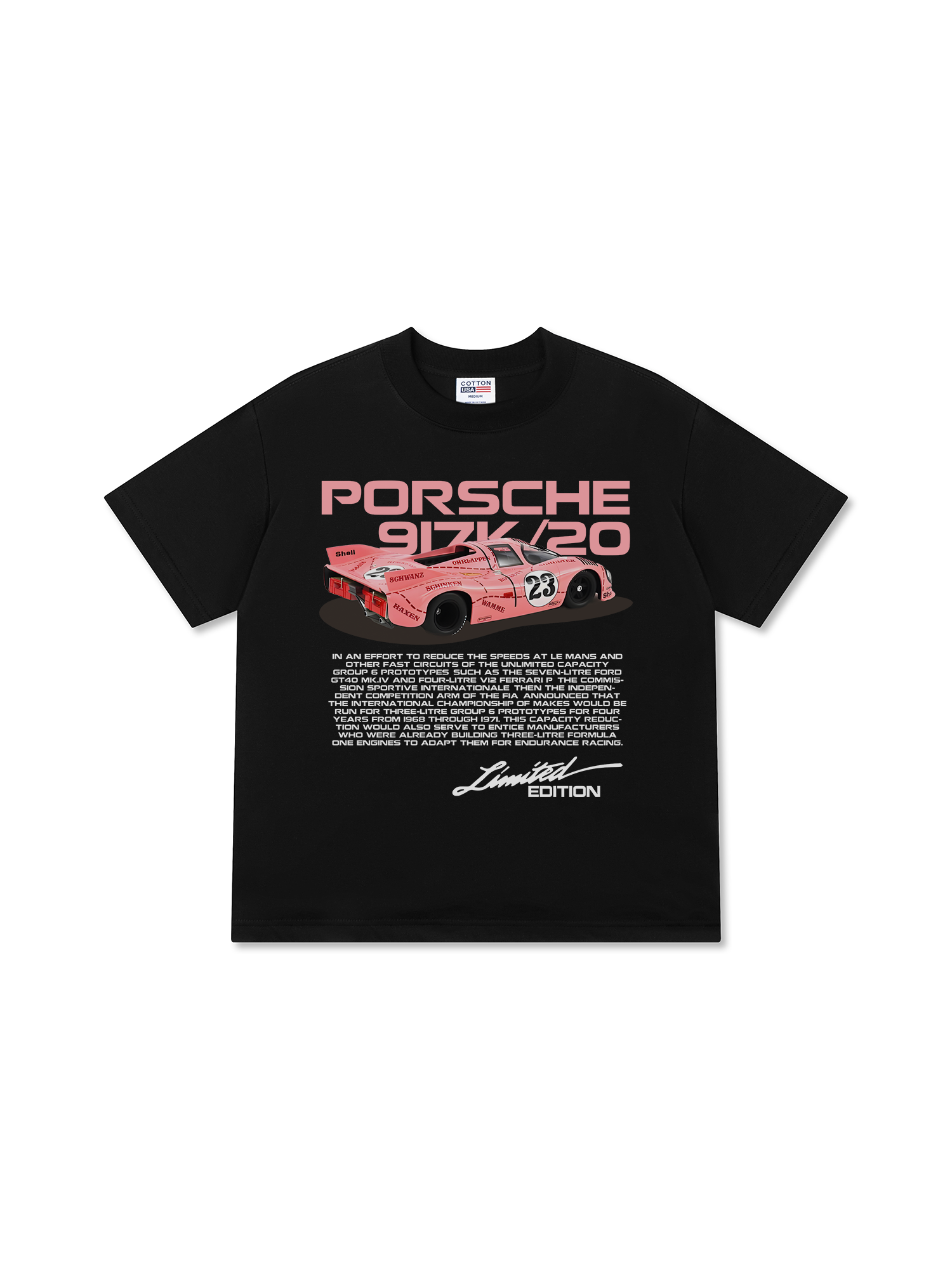 Áo Thun Relaxed Fit Porsche 917K Pink Pig