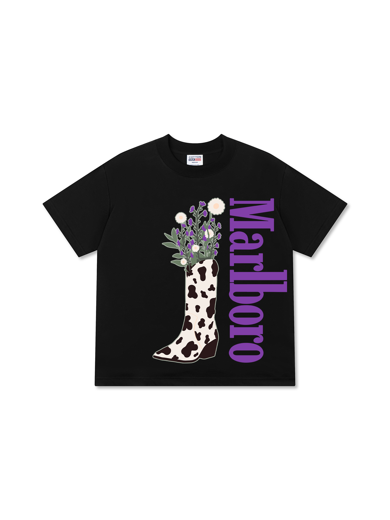Áo Thun Relaxed Fit Marlboro Flower In My Boot