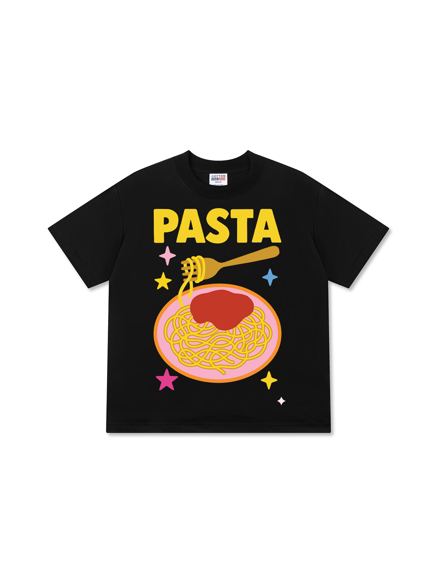 Áo Thun Relaxed Fit Yummy Mood Pasta