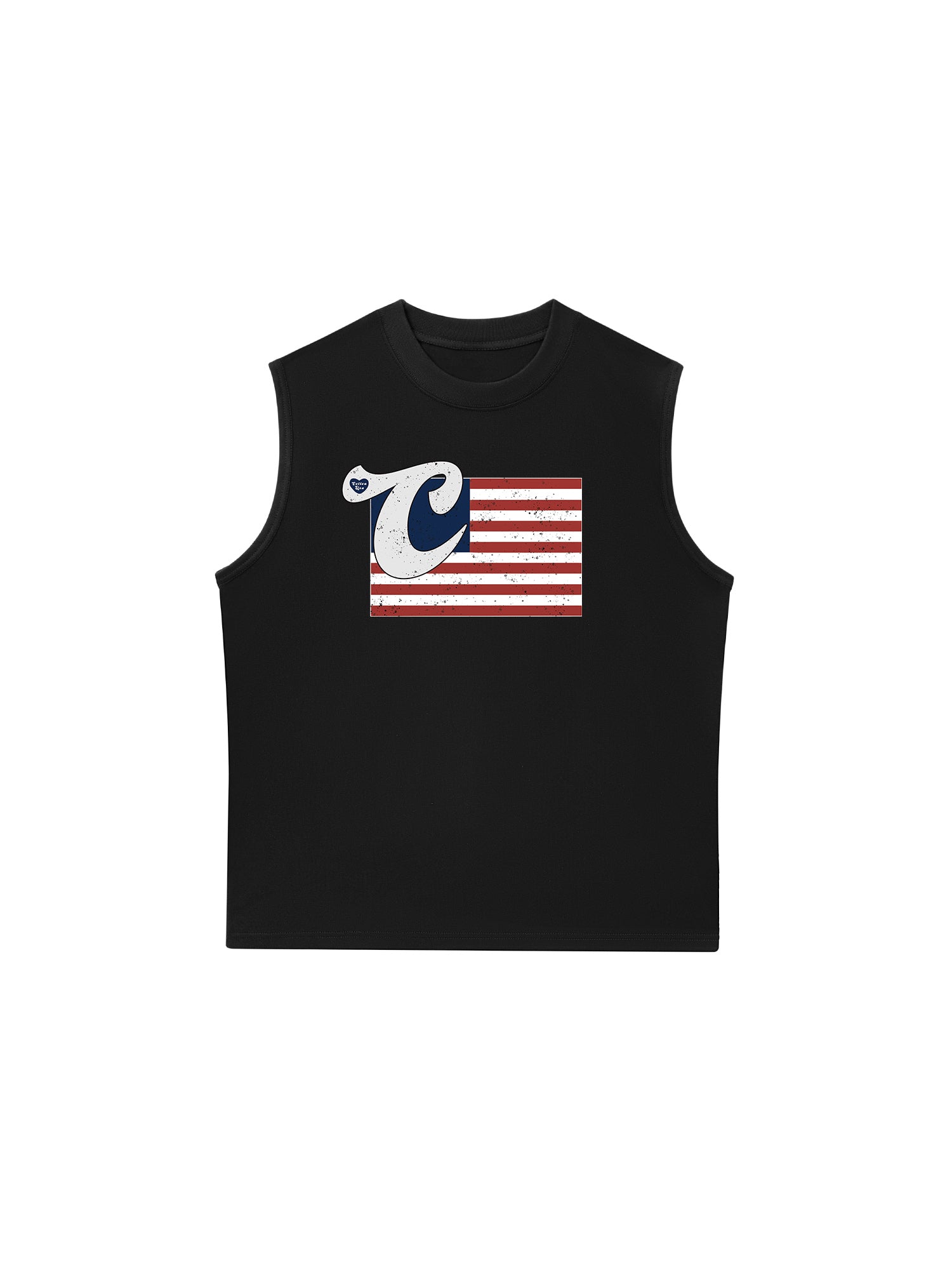 Áo Ba Lỗ Relaxed Fit USA Vintage Flag