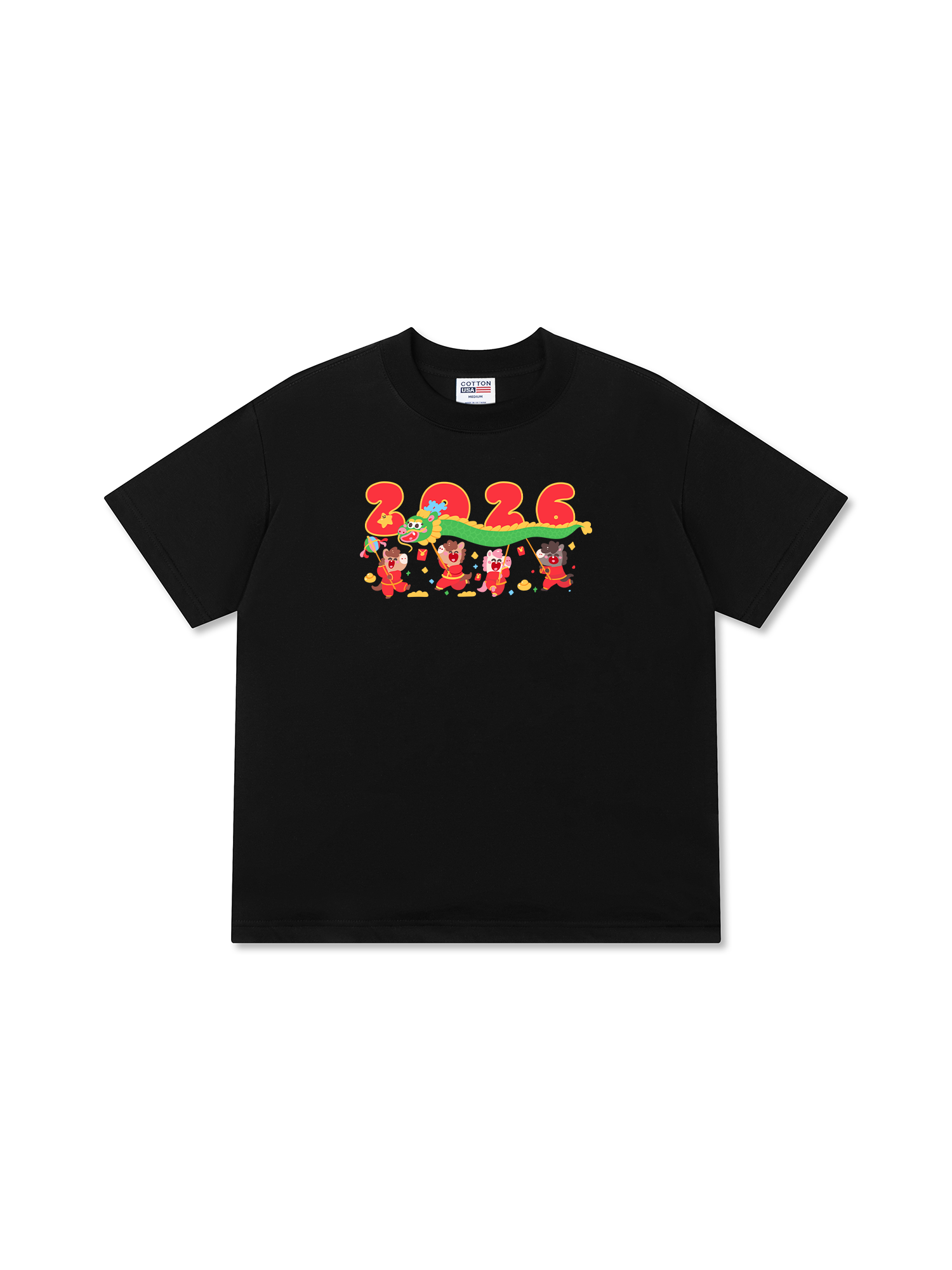 Áo Thun Relaxed Fit Ngũ Phúc Lâm Môn