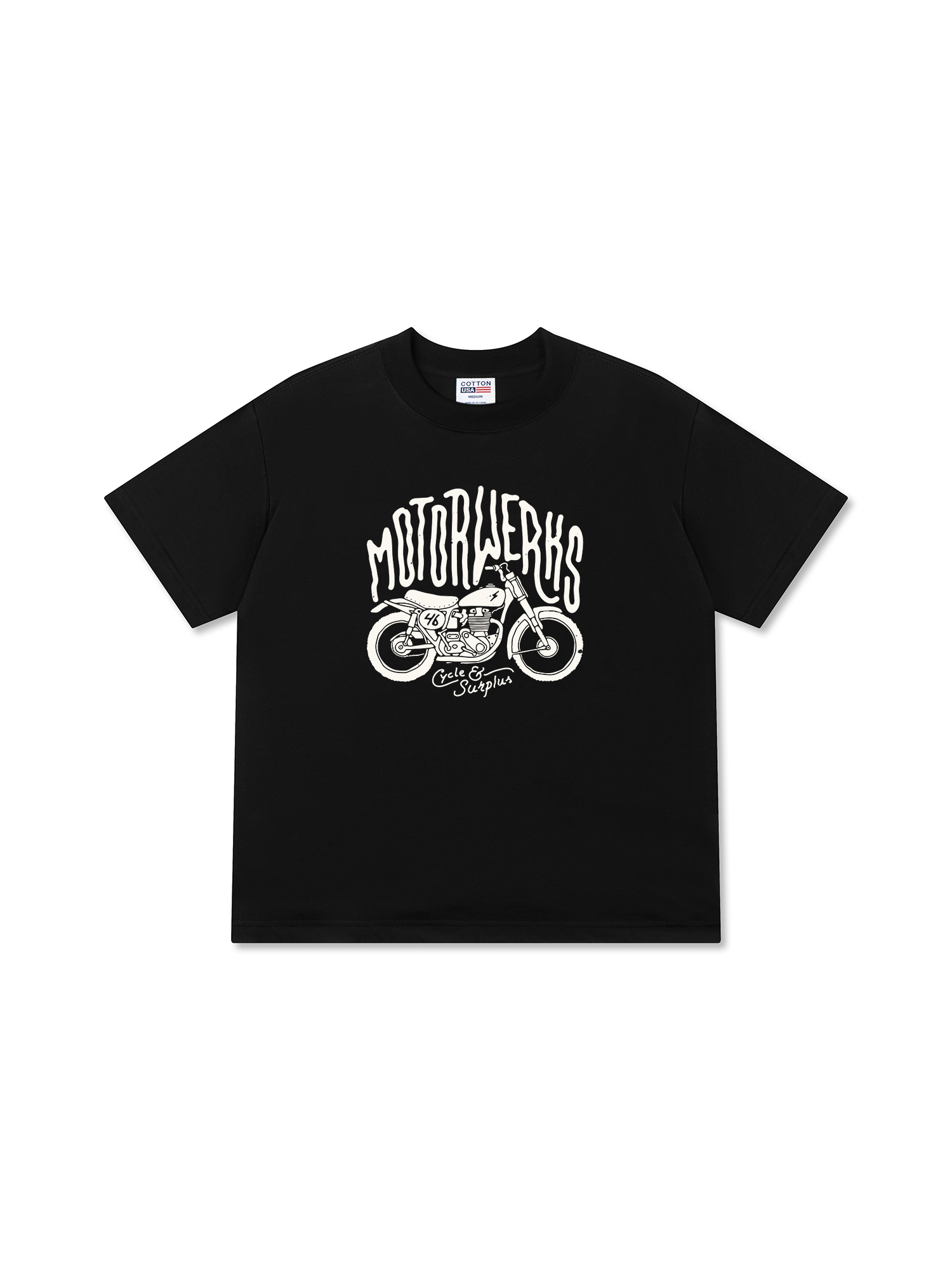 Áo Thun Relaxed Fit Motorbike Retro Ride