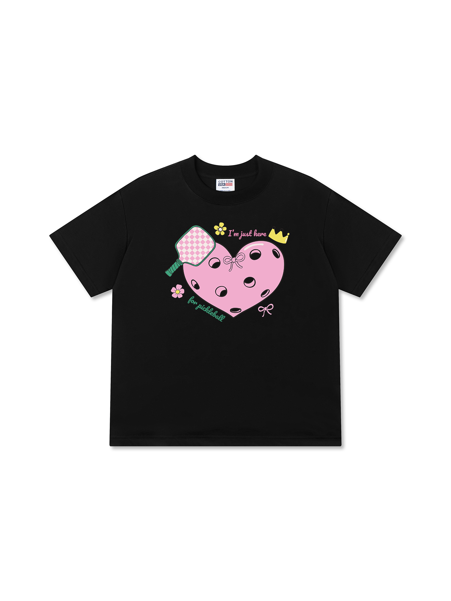 Áo Thun Relaxed Fit I_m Just Here For Pickleball