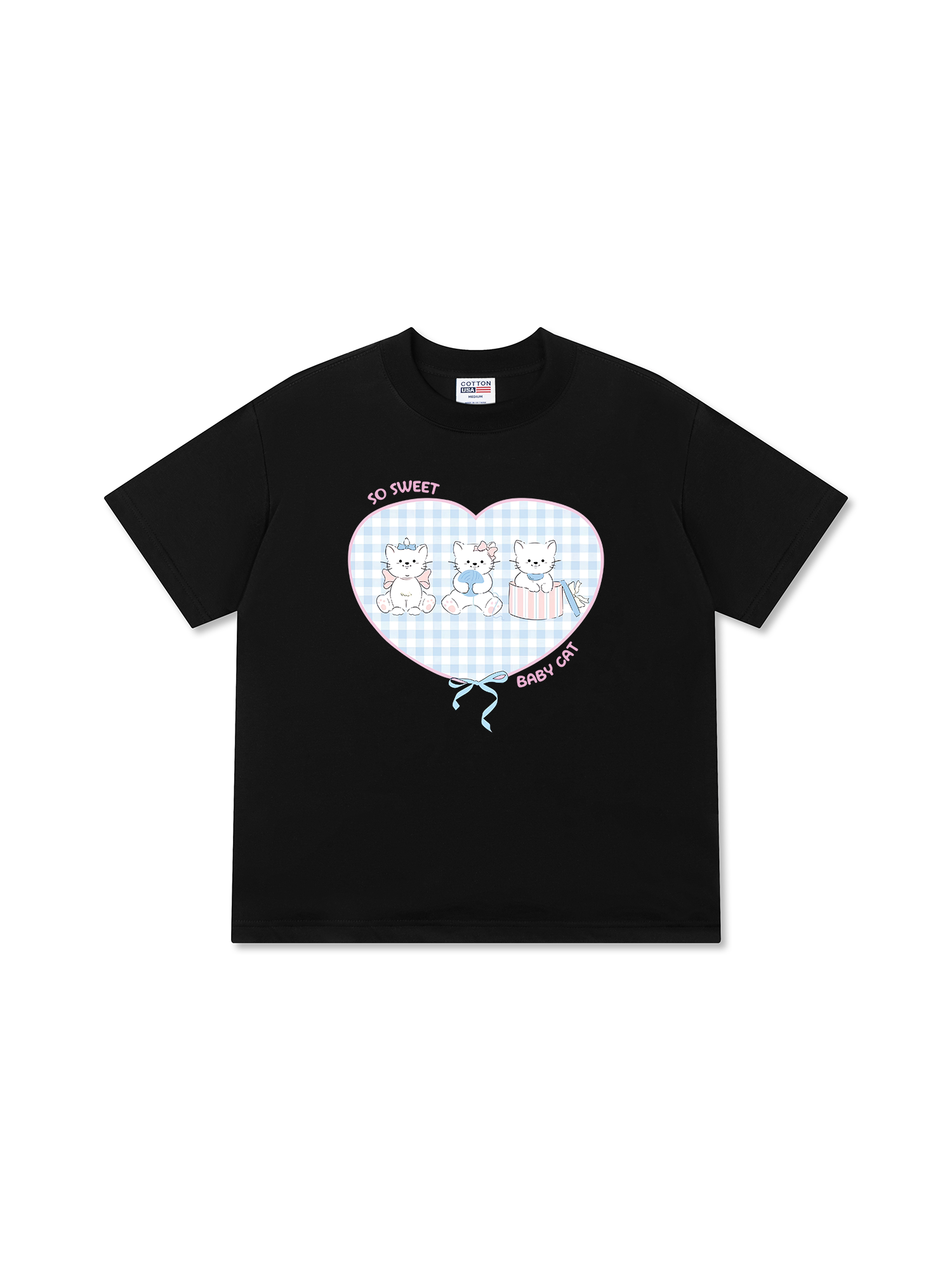 Áo Thun Relaxed Fit So Sweet Baby Cat