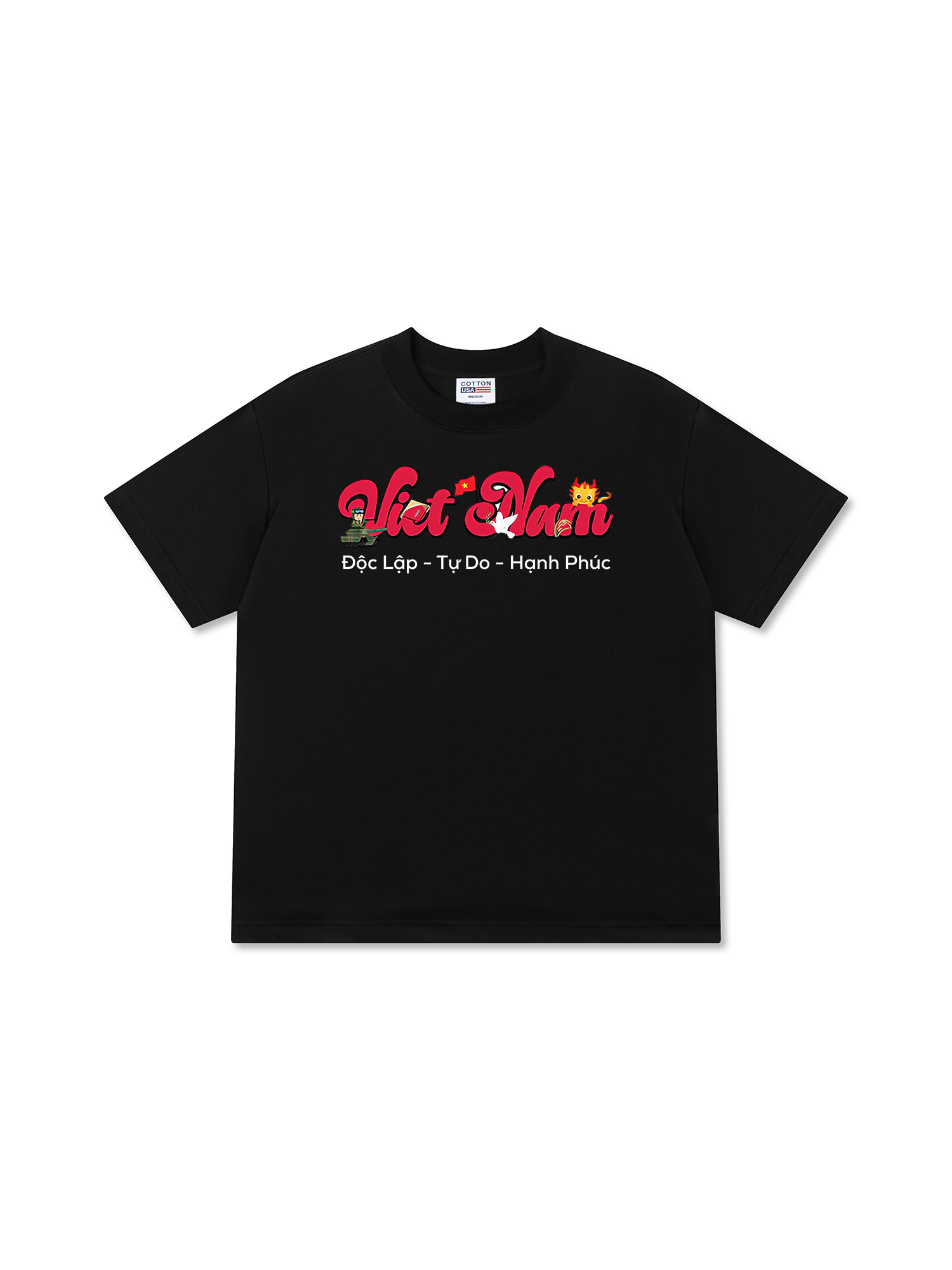 Áo Thun Relaxed Fit Việt Nam Tự Do