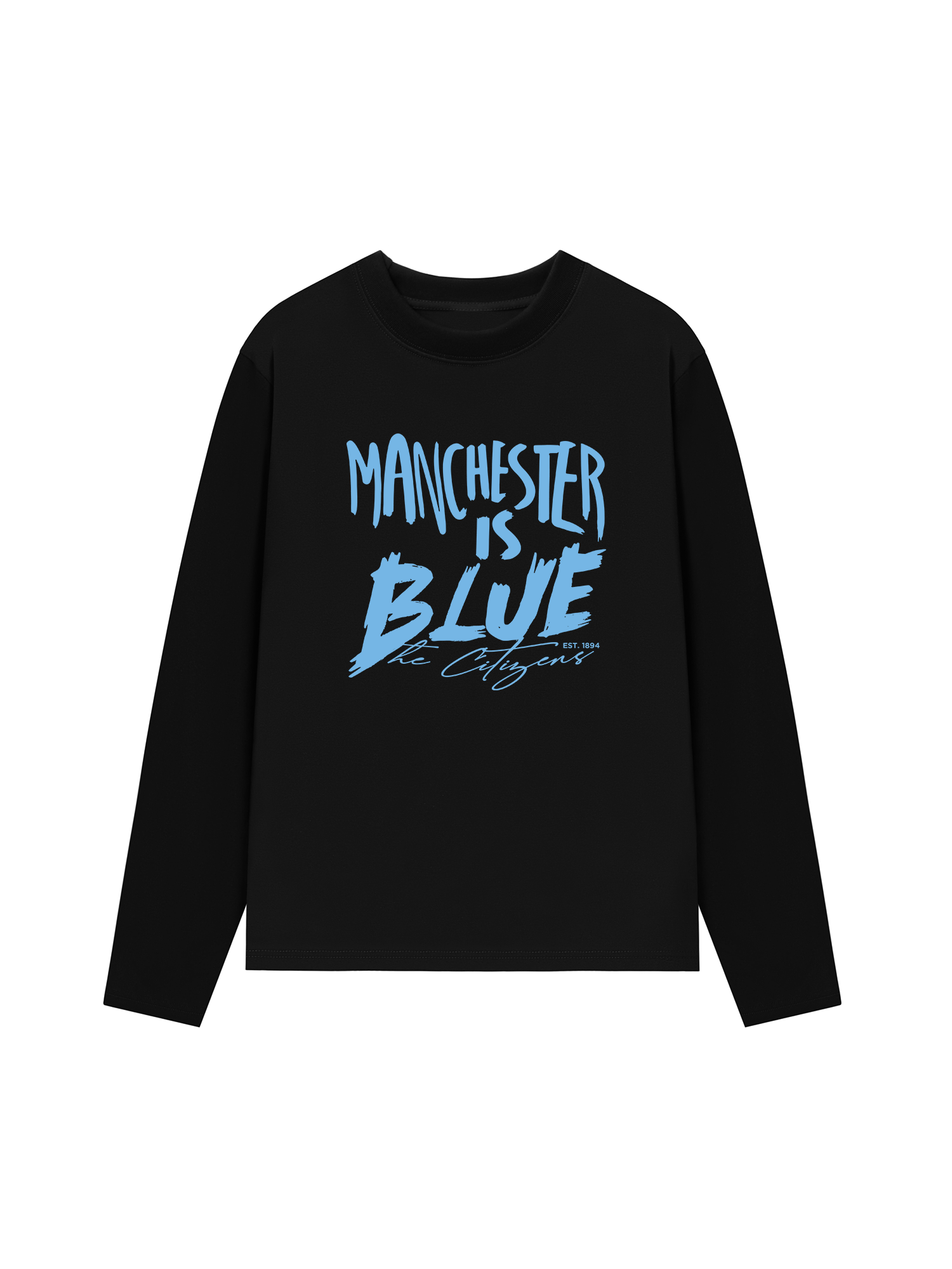 Áo Thun Dài Tay Manchester is Blue