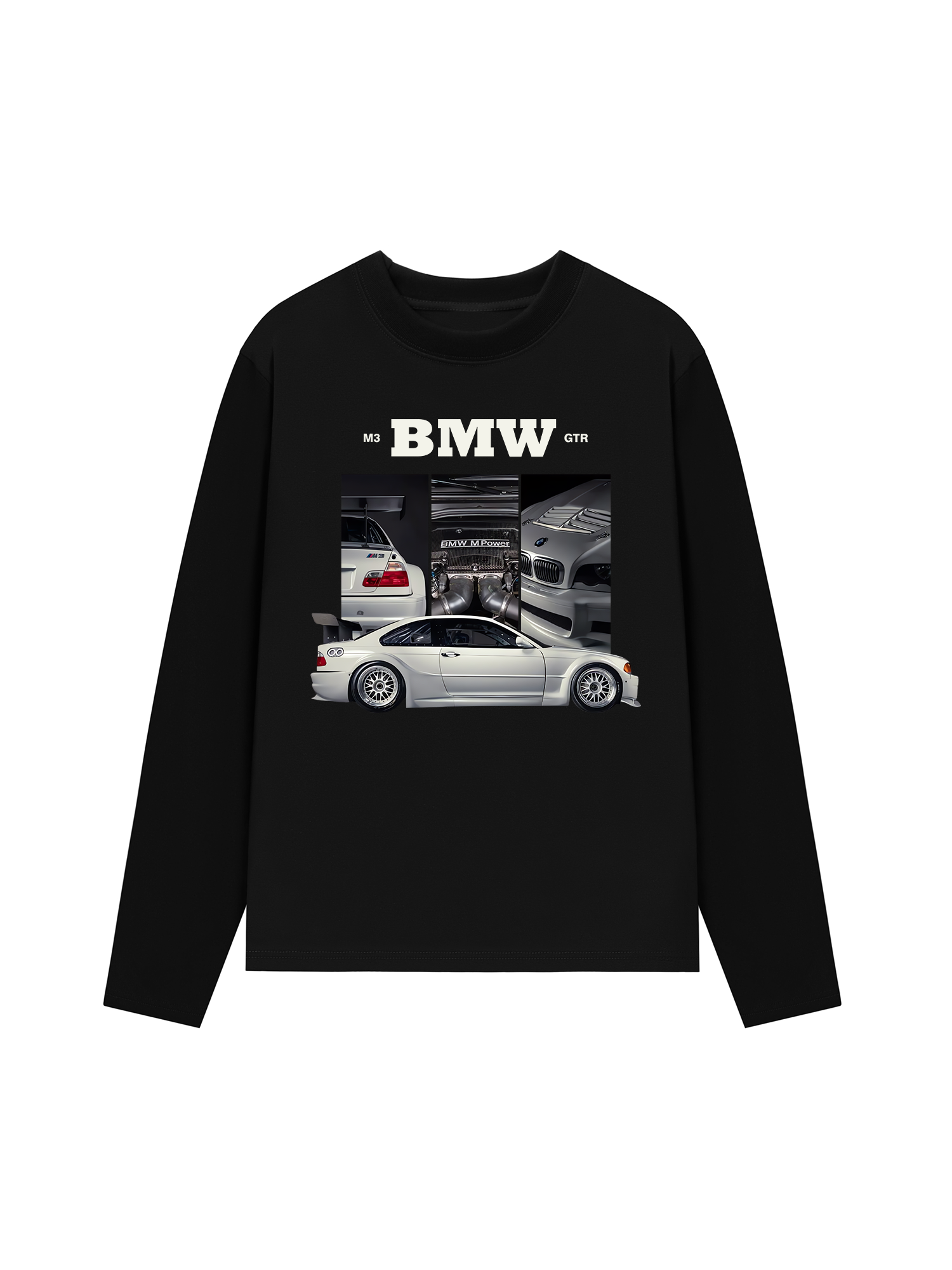 Áo Thun Dài Tay BMW M3 GTR Silver
