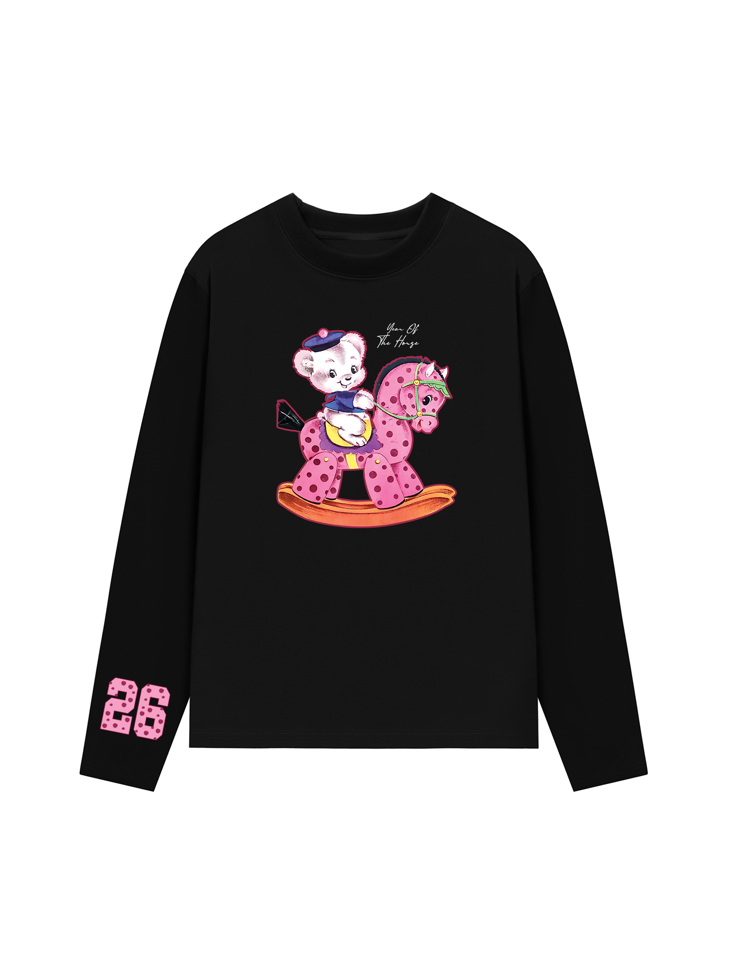 Áo Thun Dài Tay Pink Dots Year Of Horse