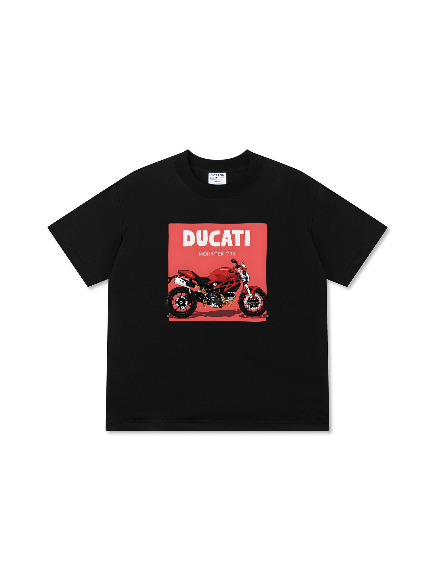 Áo Thun Relaxed Fit Motorcycles Ducati Monster 796
