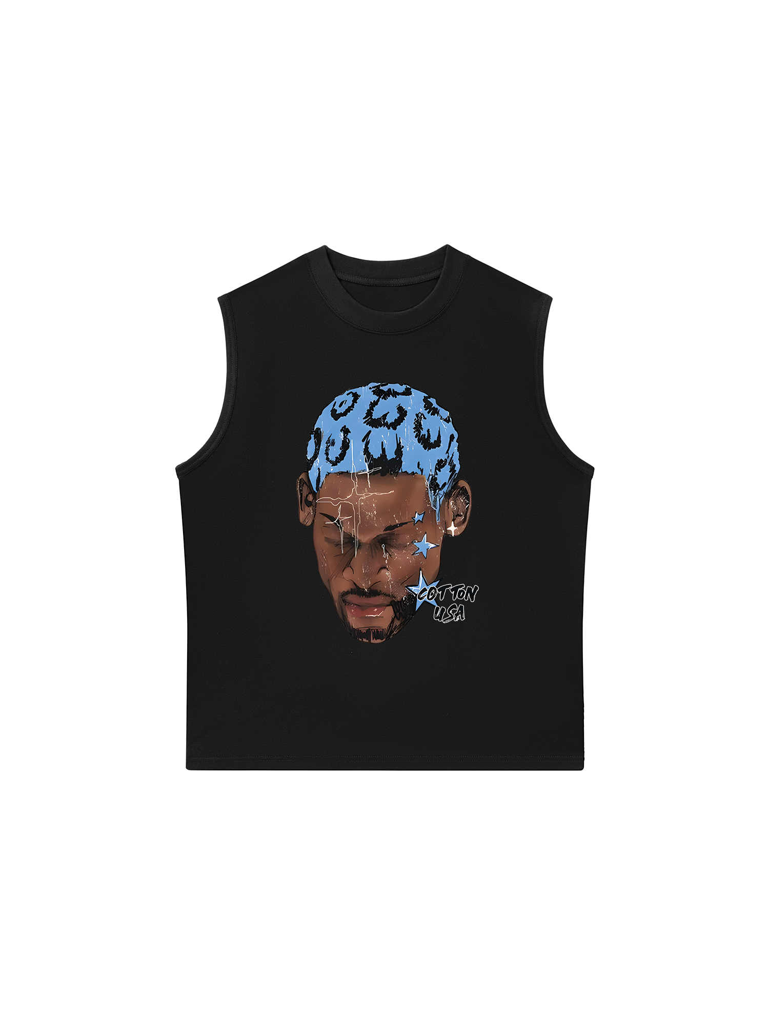 Áo Ba Lỗ Relaxed Fit Rapper Rodman Bad As I Wanna Be