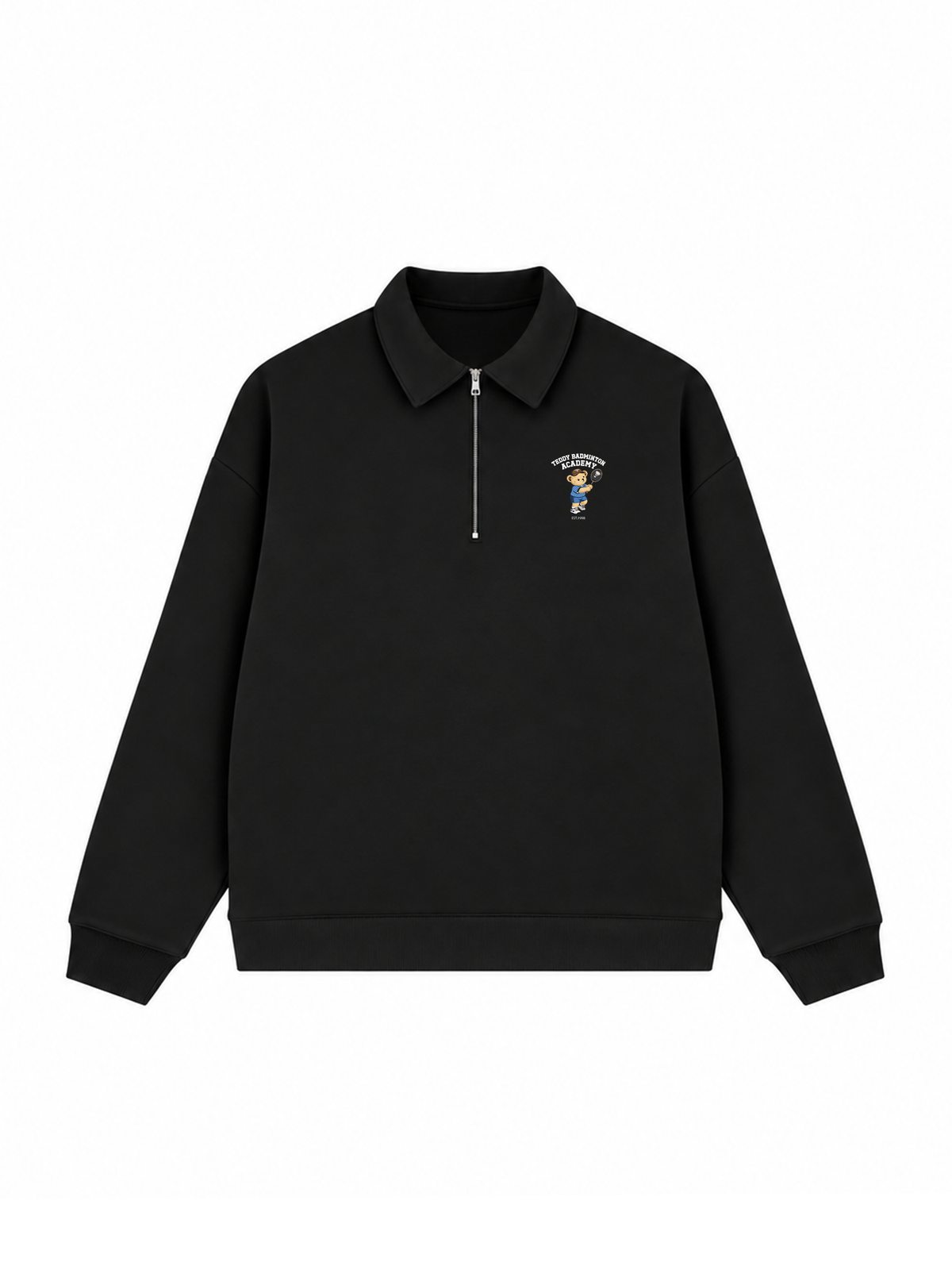 Áo Sweater Polo Nỉ Hai Da Badminton Academy