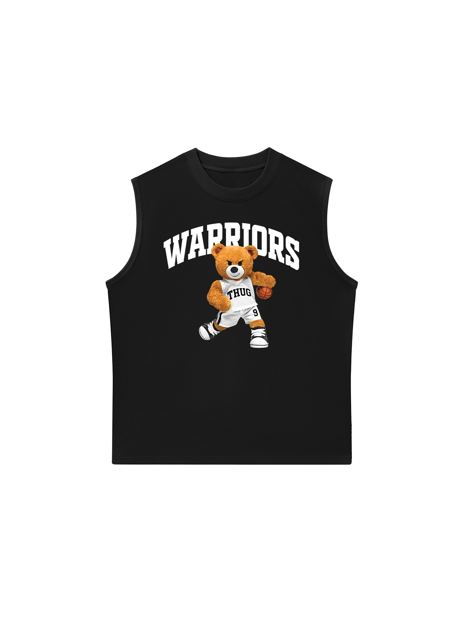 Áo Ba Lỗ Relaxed Fit Basketball Warriors