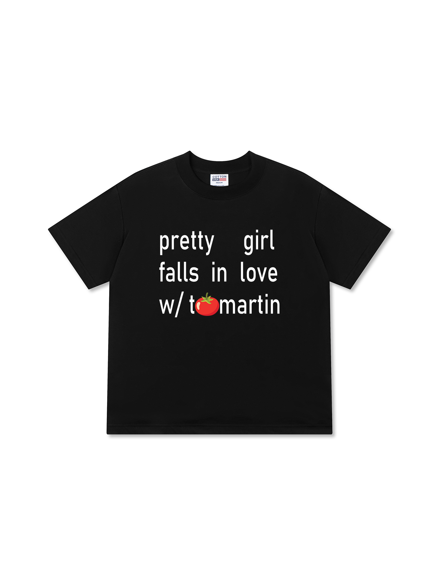 Áo Thun Relaxed Fit Idols Pretty Girl Falls In Love With Tomato Martin