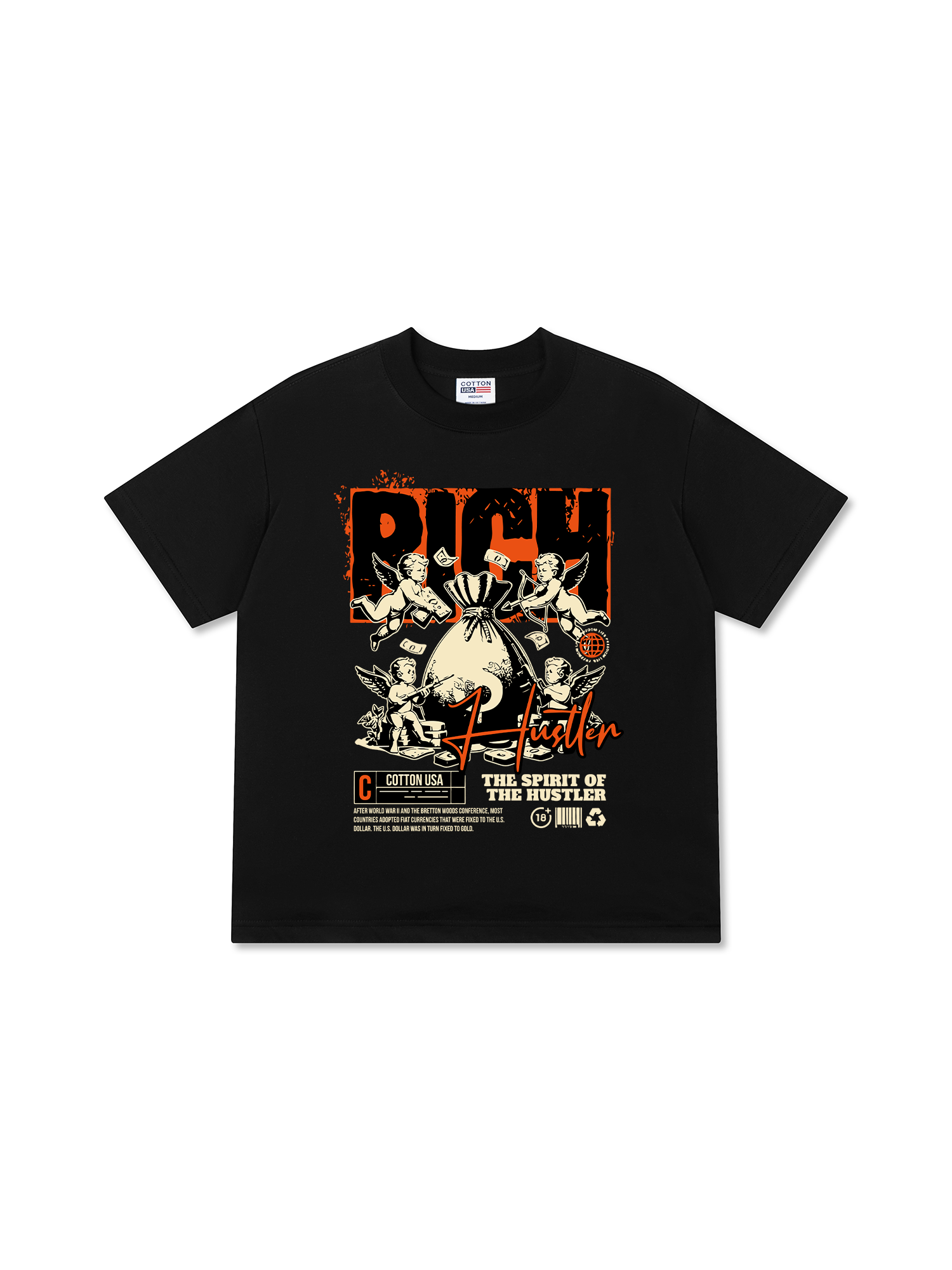 Áo Thun Relaxed Fit Money The Spirit Of The Hustler