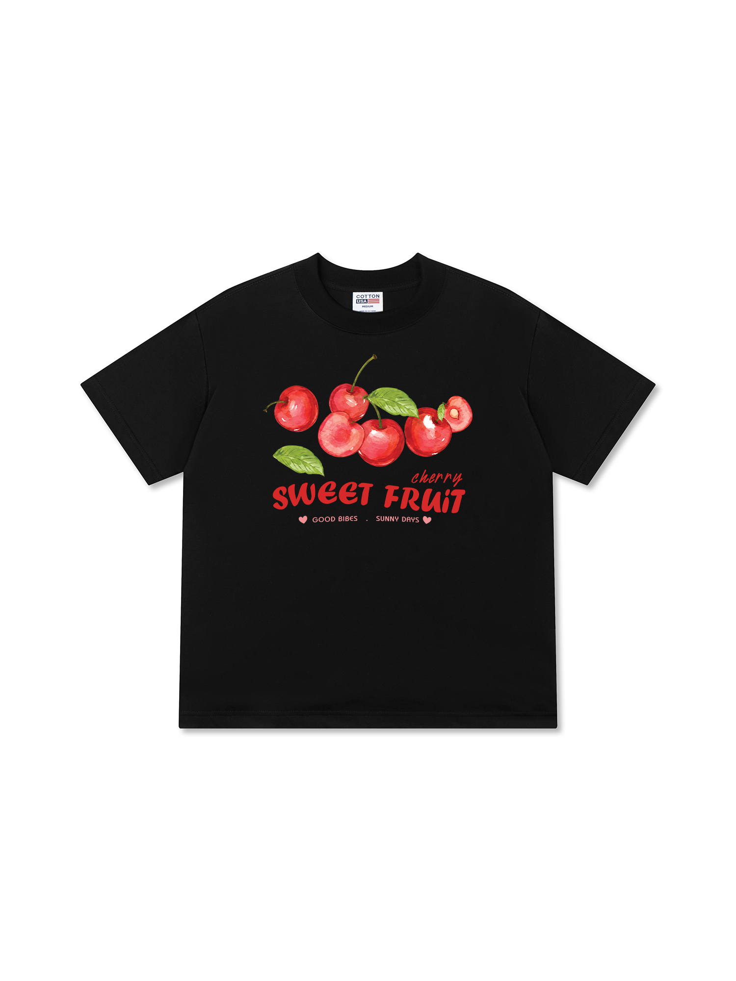 Áo Thun Relaxed Fit Tropical Cherry Sweet Fruit