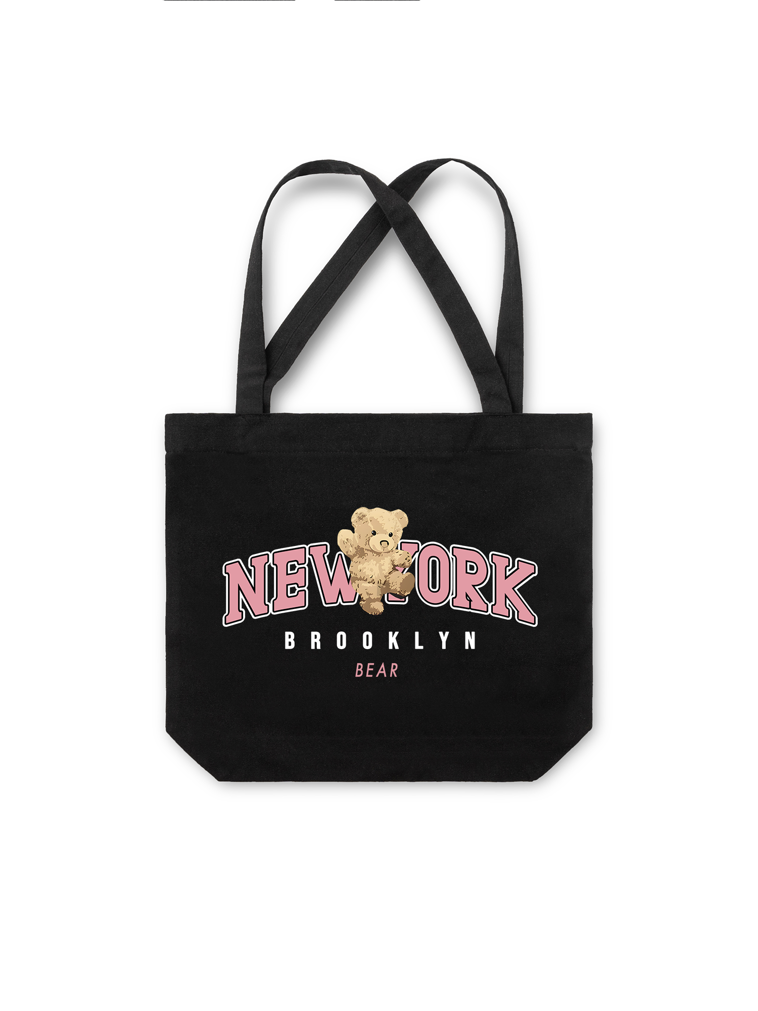 Túi Tote City Pink New York Bear