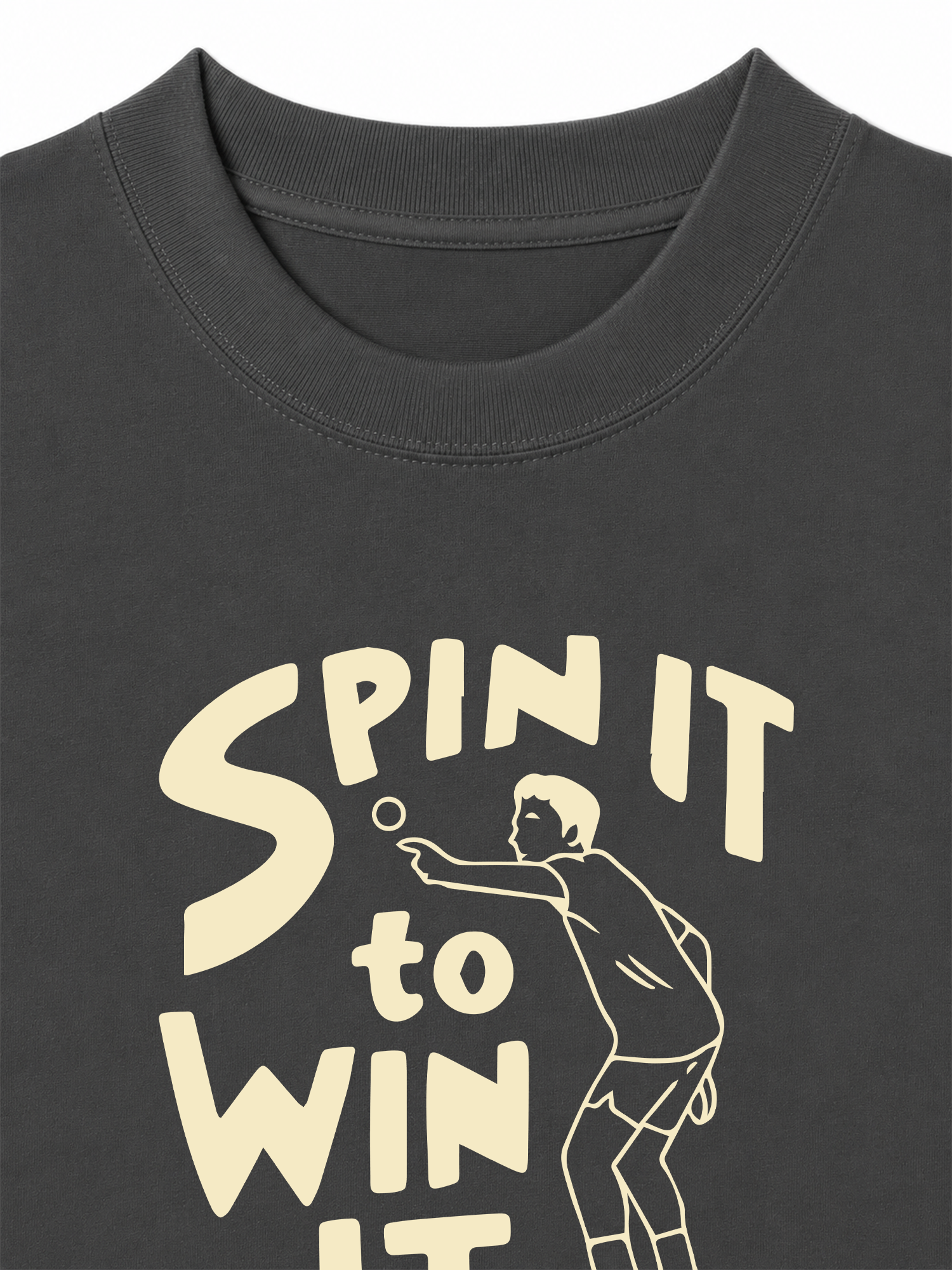 Áo Thun Relaxed Fit Spin To Win
