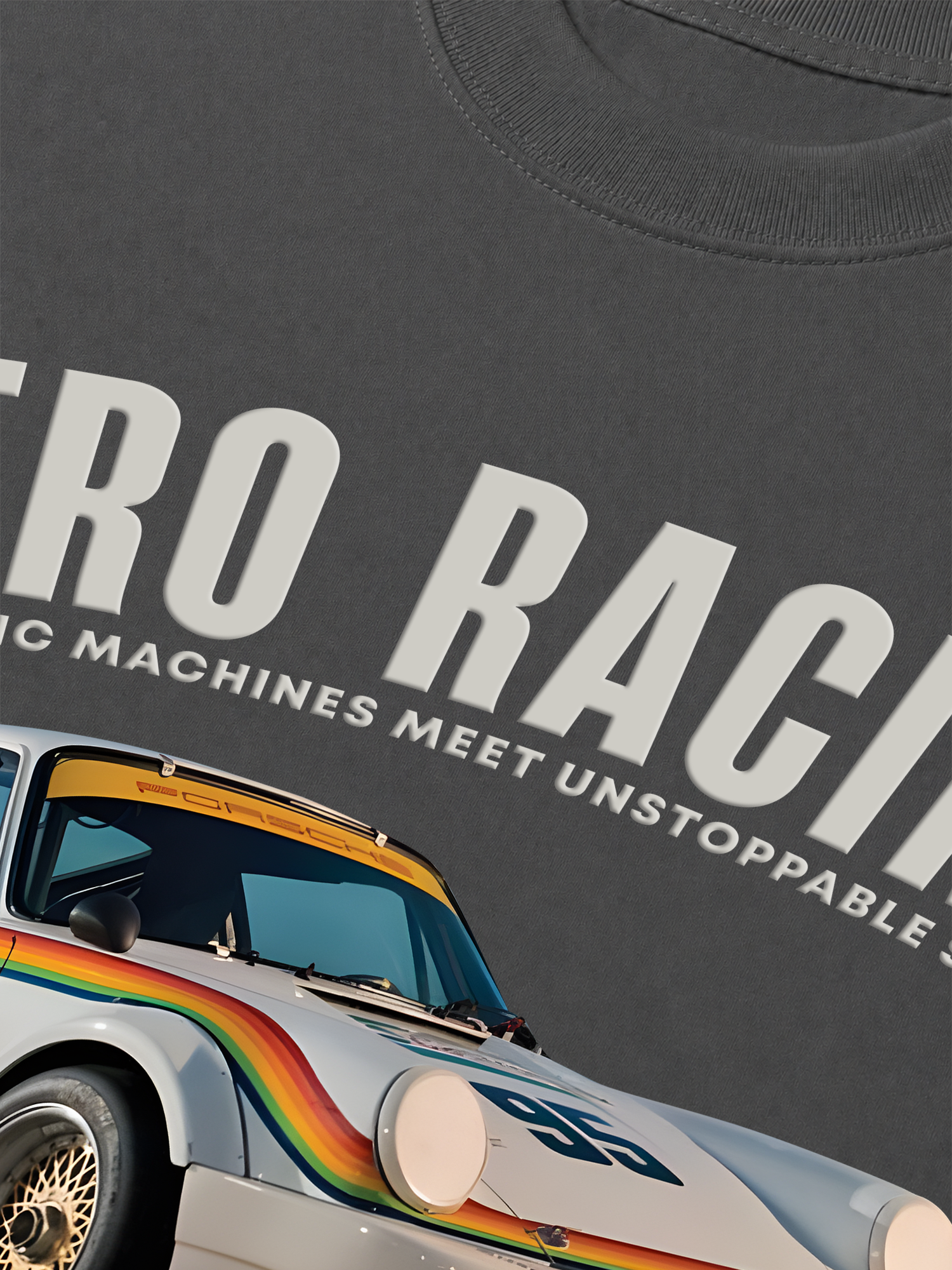 Áo Thun Relaxed Fit Retro Racing