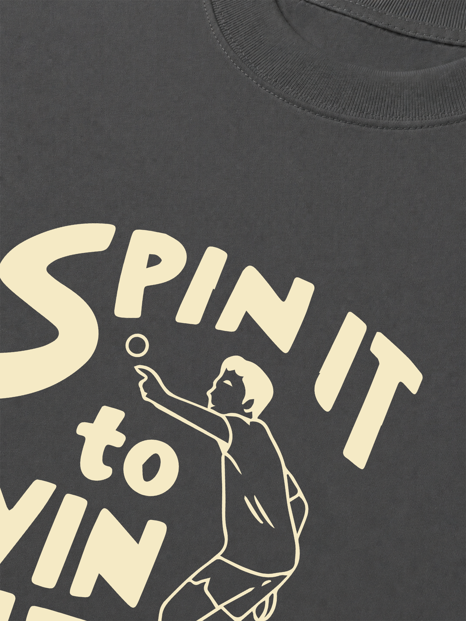 Áo Thun Relaxed Fit Spin To Win