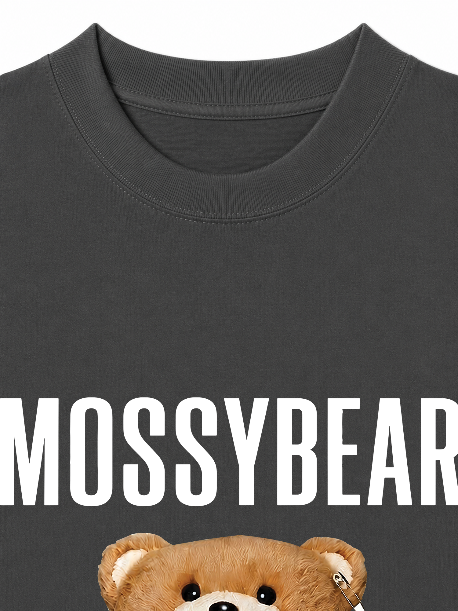 Áo Thun Relaxed Fit Mossy Bear Plaid Bear