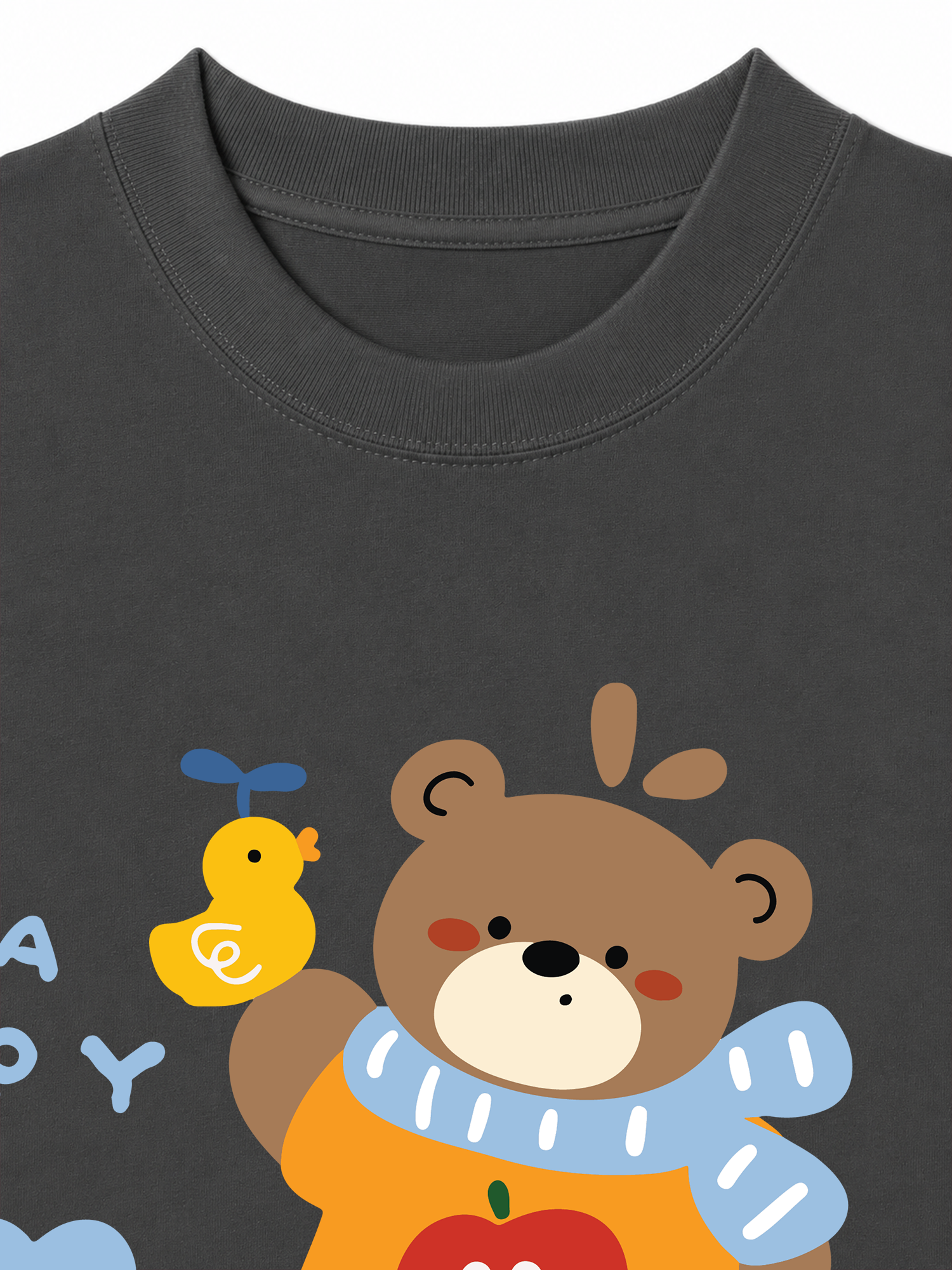 Áo Thun Relaxed Fit Bear Town Happy Bear