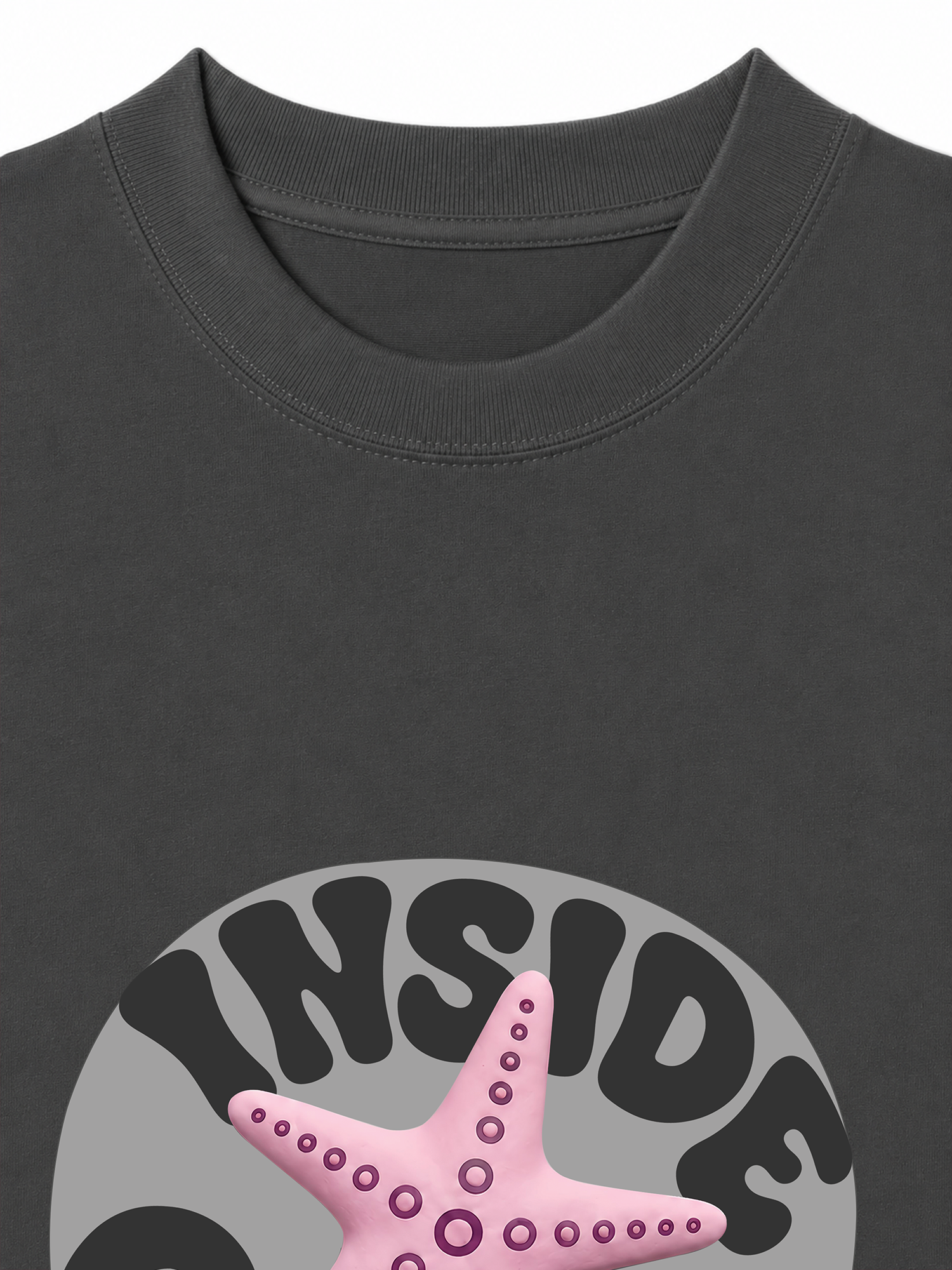 Áo Thun Relaxed Fit Inside Ocean Pink StarFish
