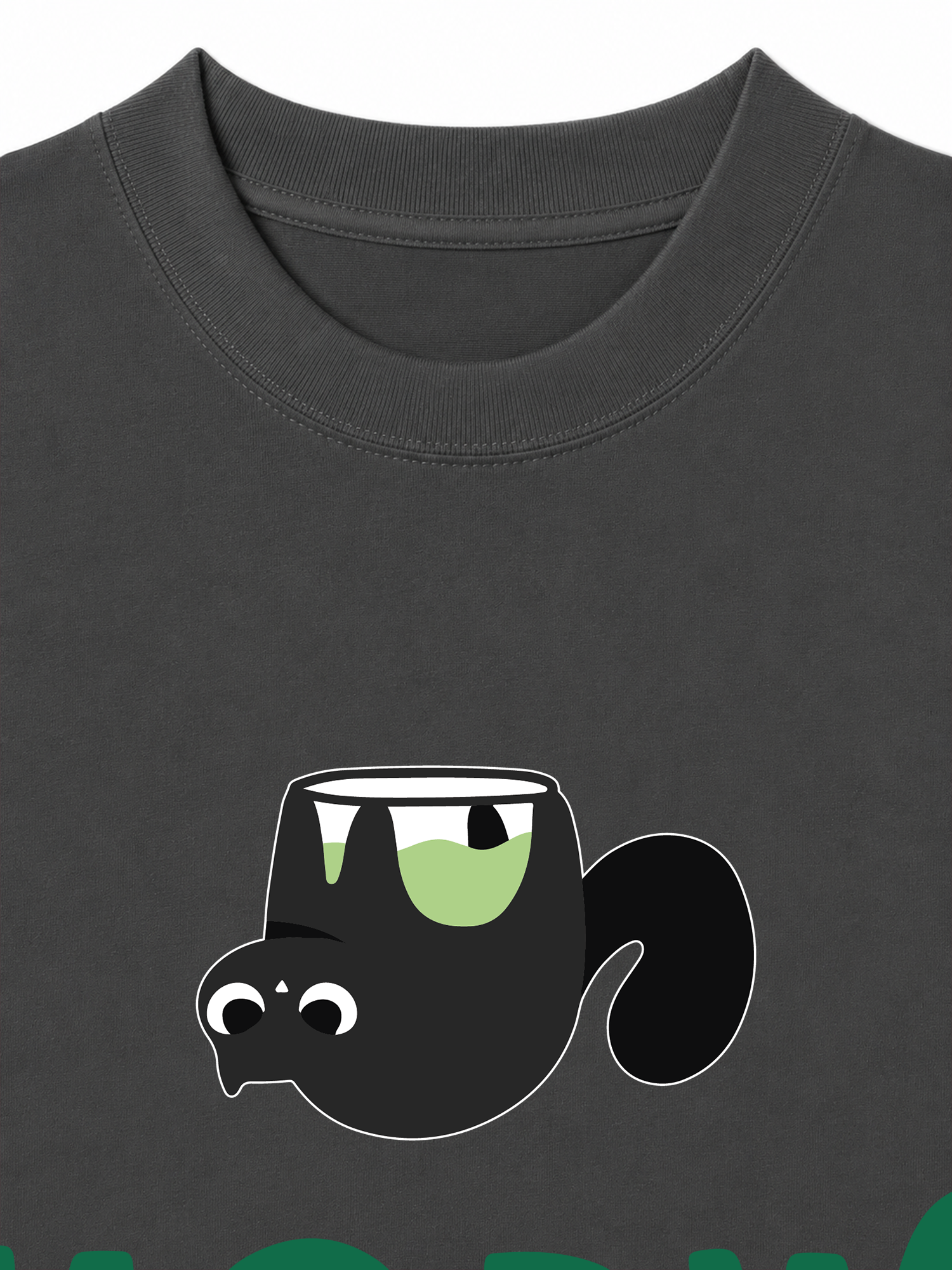 Áo Thun Relaxed Fit Soft Paw Meaw-tcha